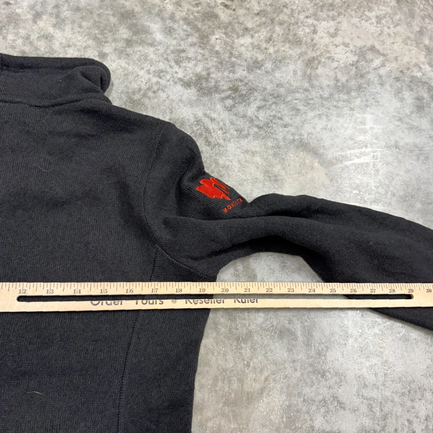 The North Face VINTAGE The North Face Jacket Womens Medium Black Fleece Full Zip Monteith Logo Size M / US 6-8 / IT 42-44 - 7 Thumbnail
