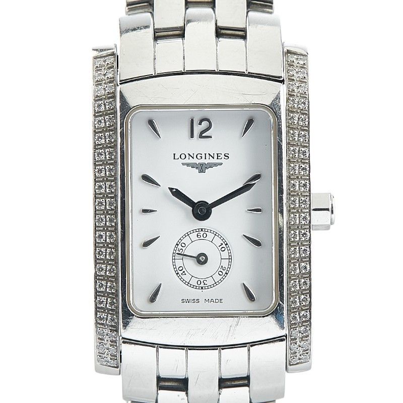 Longines Longines White Dial Dolcevita Watch L5.155.0 Metal Quartz L5.155.0, Women's
