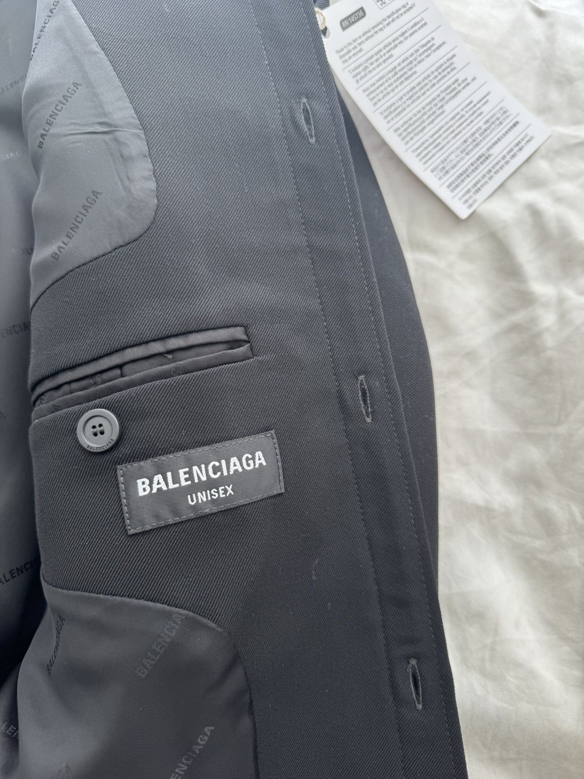 Balenciaga FW22 Lost Tape Wool Twill Overshirt Size US S / EU 44-46 / 1 - 8 Thumbnail