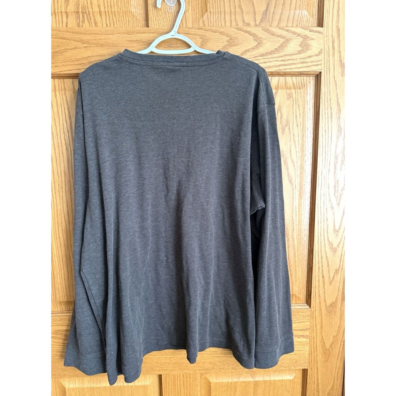 Croft & Barrow Croft & Barrow Men's XXL Brown Long Sleeve Henley Cotton Blend Casual Outdoor T-Shirt Size US XXL / EU 58 / 5 - 2 Thumbnail