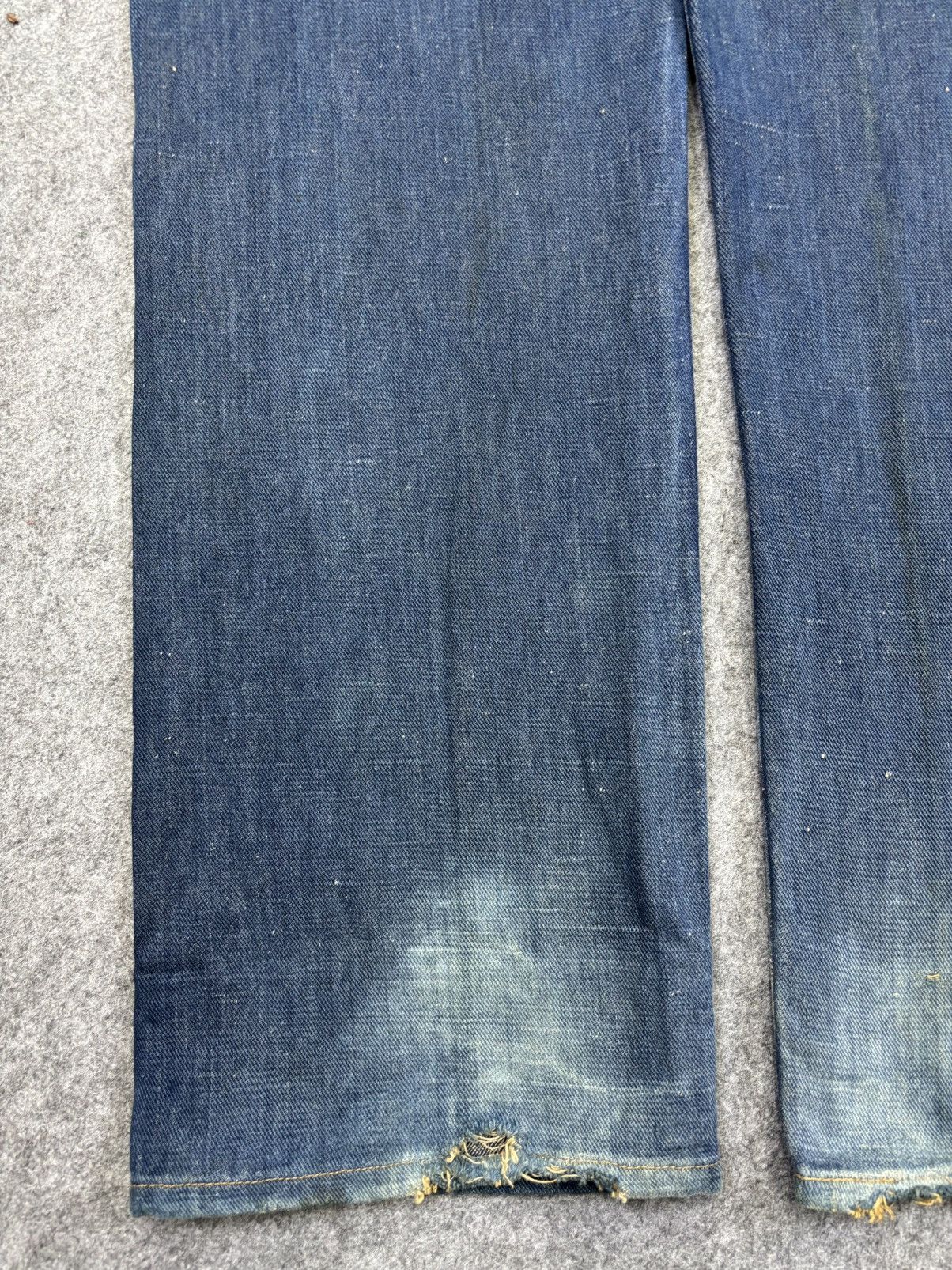 Edwin Vintage Wide Edwin 505 Green Selvedge Denim F800 Size US 31 - 10 Thumbnail