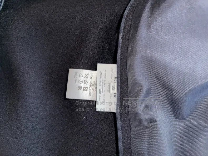 Jil Sander Jil Sander size 32 Black double-breasted coat Size XS / US 0-2 / IT 36-38 - 9 Thumbnail