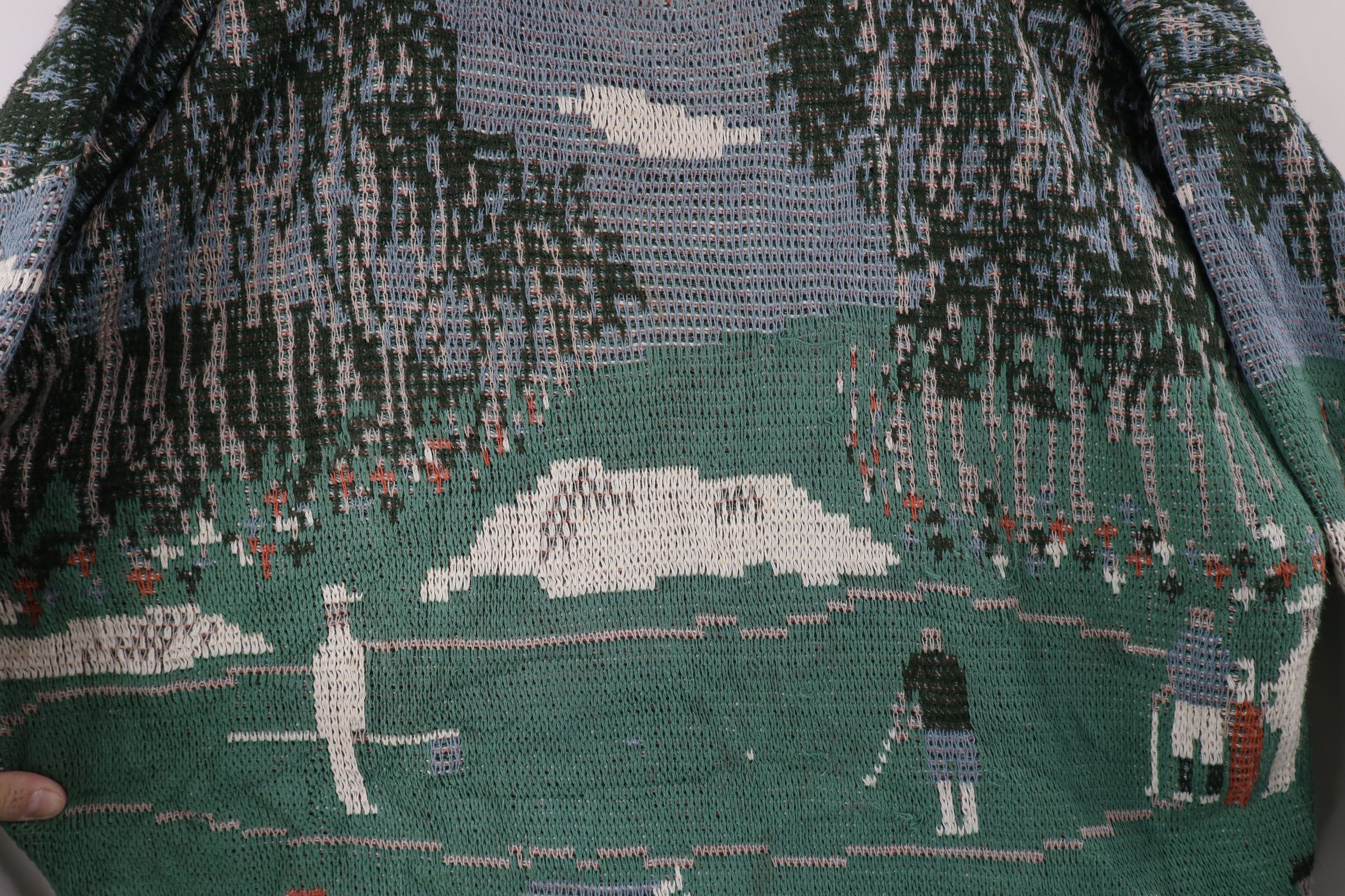Vintage Vintage 90s Streetwear Golfing Knit Crewneck Sweater USA Size US XL / EU 56 / 4 - 5 Thumbnail