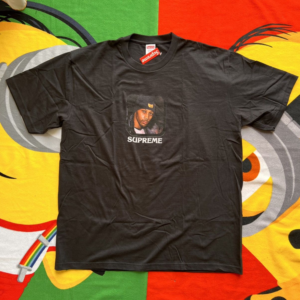 Supreme Supreme x Wu-Tang “Protect Ya Neck” Photo Tee Black yellow Size US XL / EU 56 / 4 - 3 Thumbnail