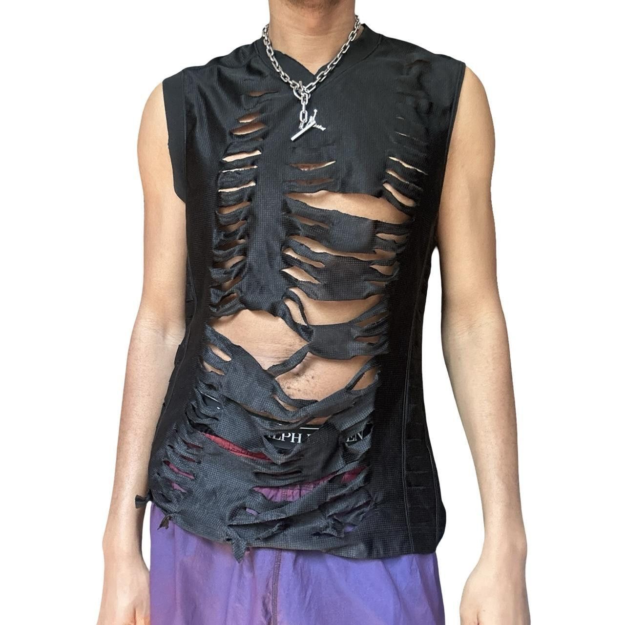 Jordan Brand ASTROBOI* x Jordan Black Rhinestone Basketball Tank - Large Size US L / EU 52-54 / 3 - 1 Thumbnail