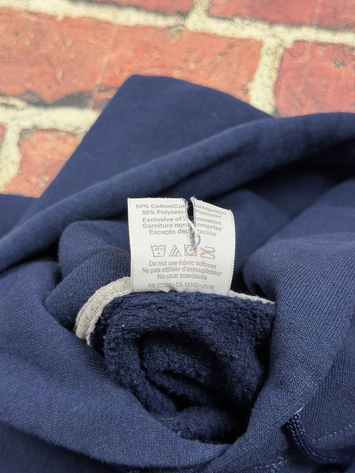 Russell Athletic Vintage Russell Athletic Hoodie Sweatshirt Blank Navy Y2K Size US M / EU 48-50 / 2 - 10 Thumbnail