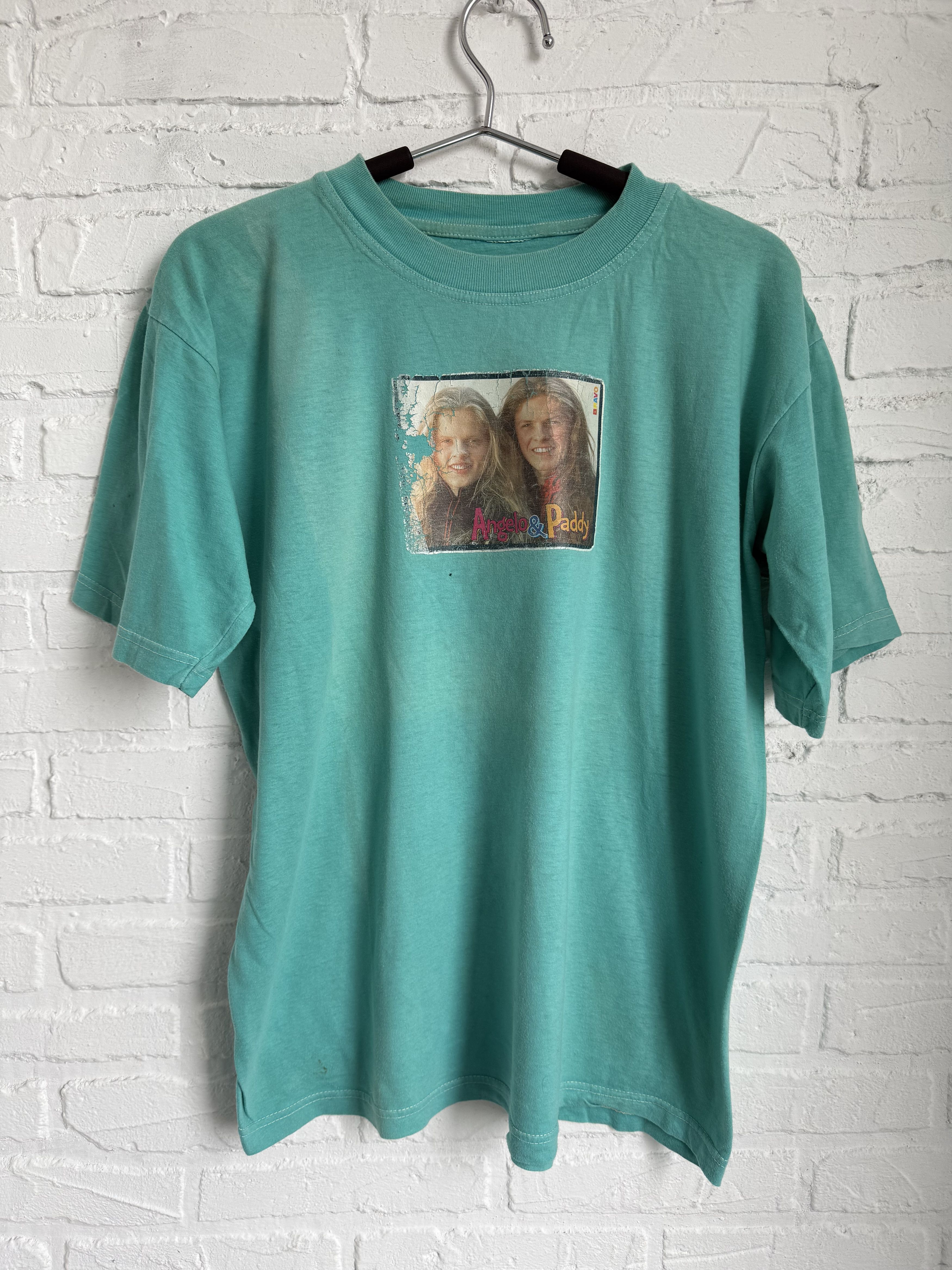 Band Tees × Vintage Vintage 90s The Kelly family Angelo & Paddy t-shirt Size US M / EU 48-50 / 2 - 1 Thumbnail