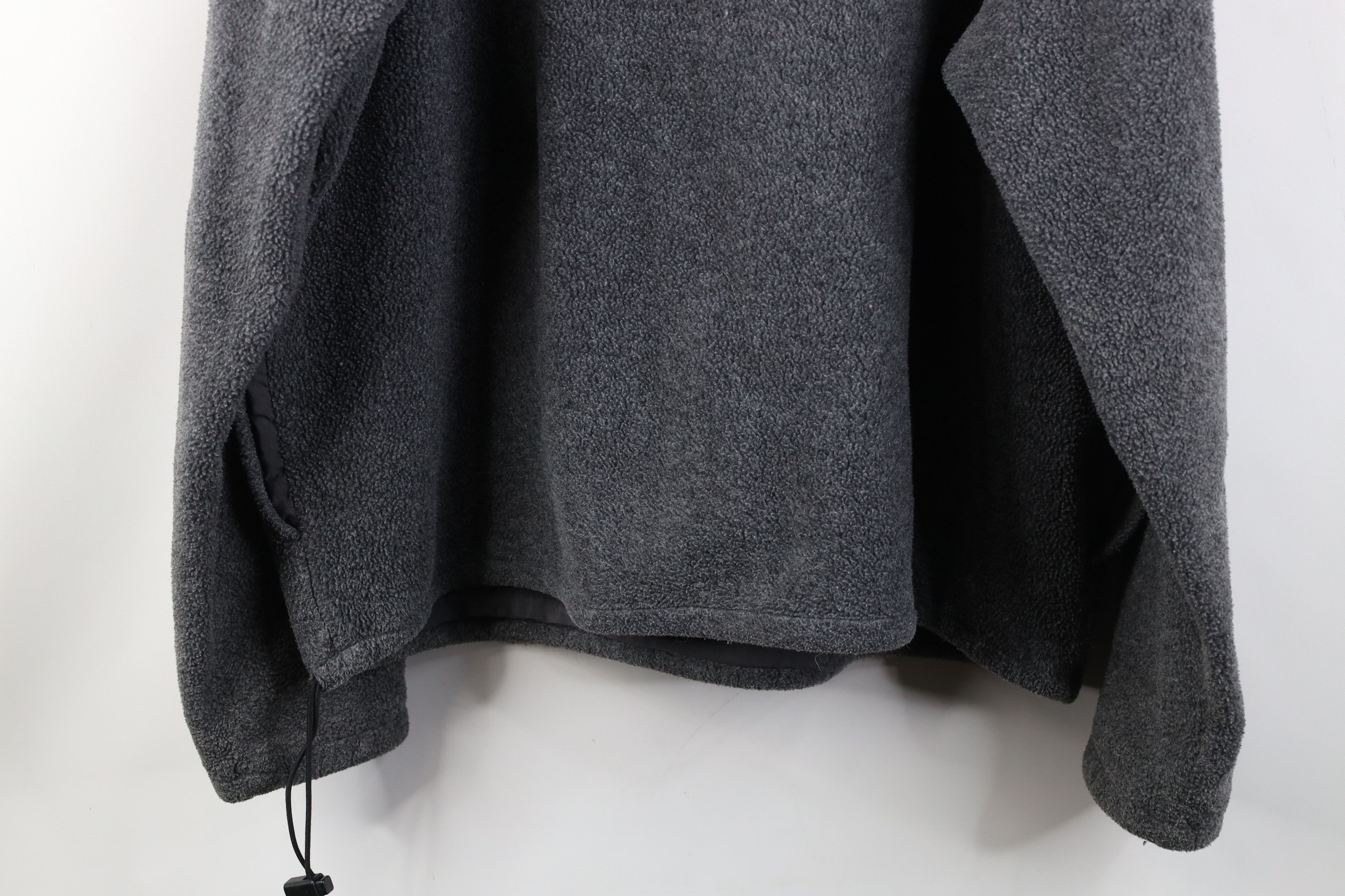 Vintage Vintage 90s Streetwear 1/4 Half Zip Fleece Sweater Gray Size US L / EU 52-54 / 3 - 13 Thumbnail
