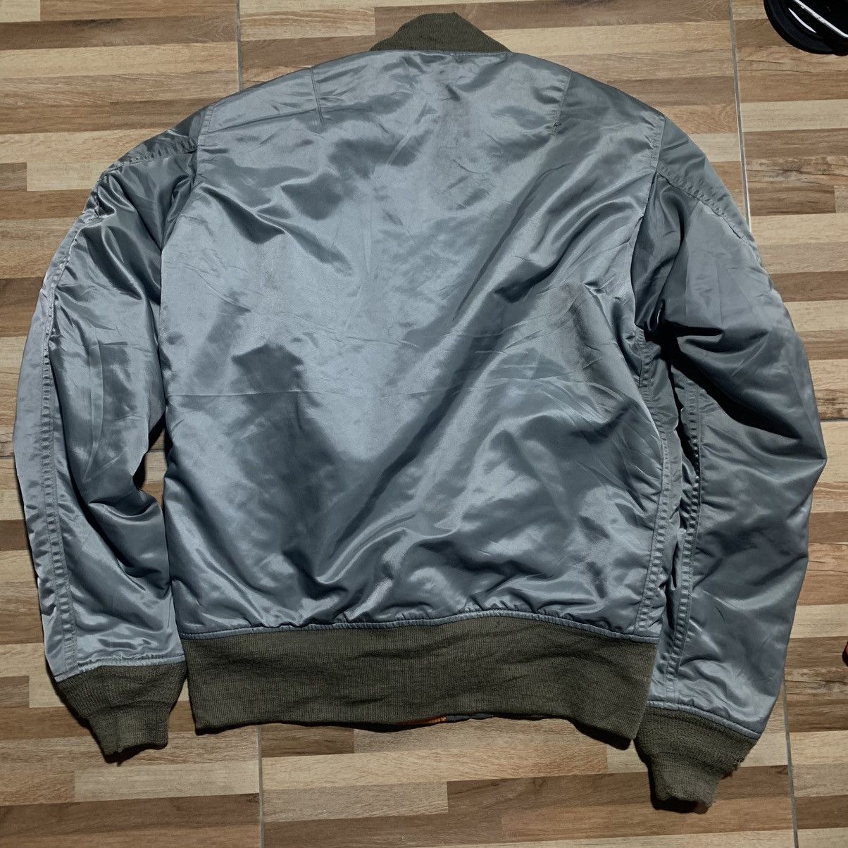 Denime Denime MA-1 Bomber Jacket Made in Japan Size US M / EU 48-50 / 2 - 2 Thumbnail