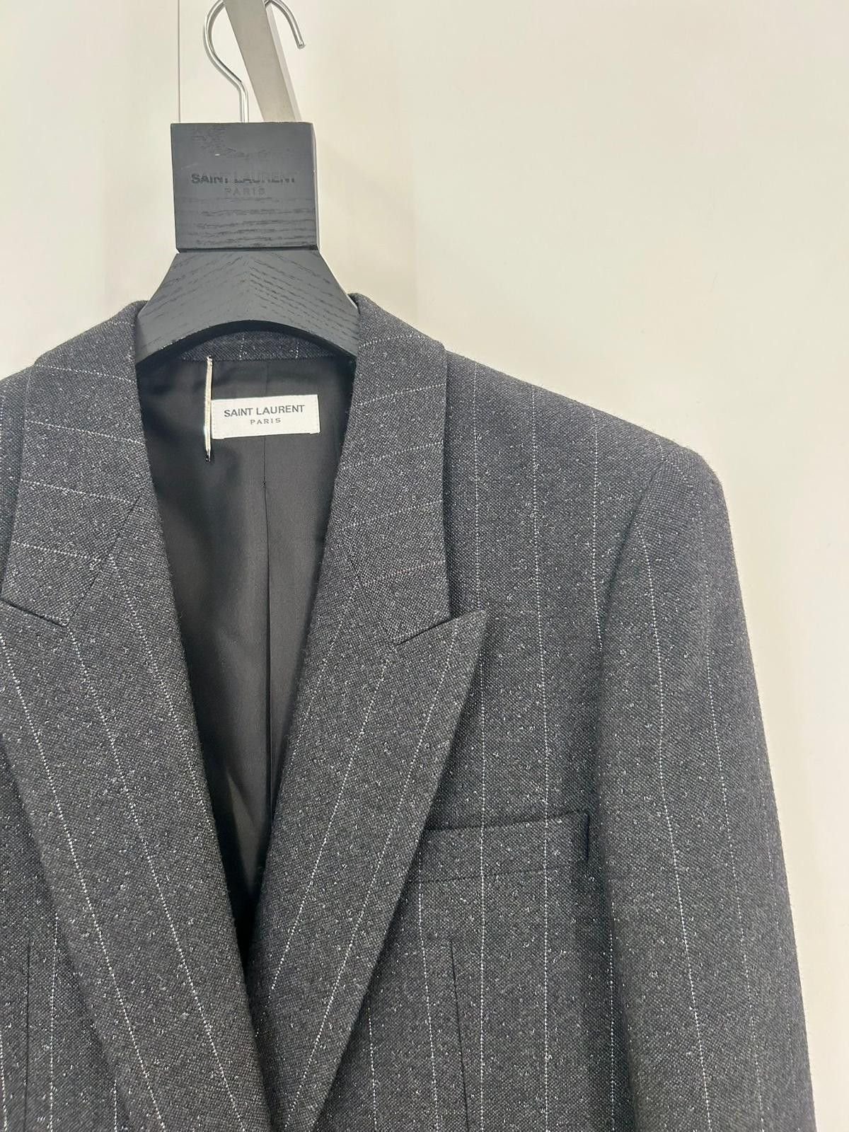Saint Laurent Paris Single-Breasted jacket made with responsible wool Size 48R - 2 Thumbnail