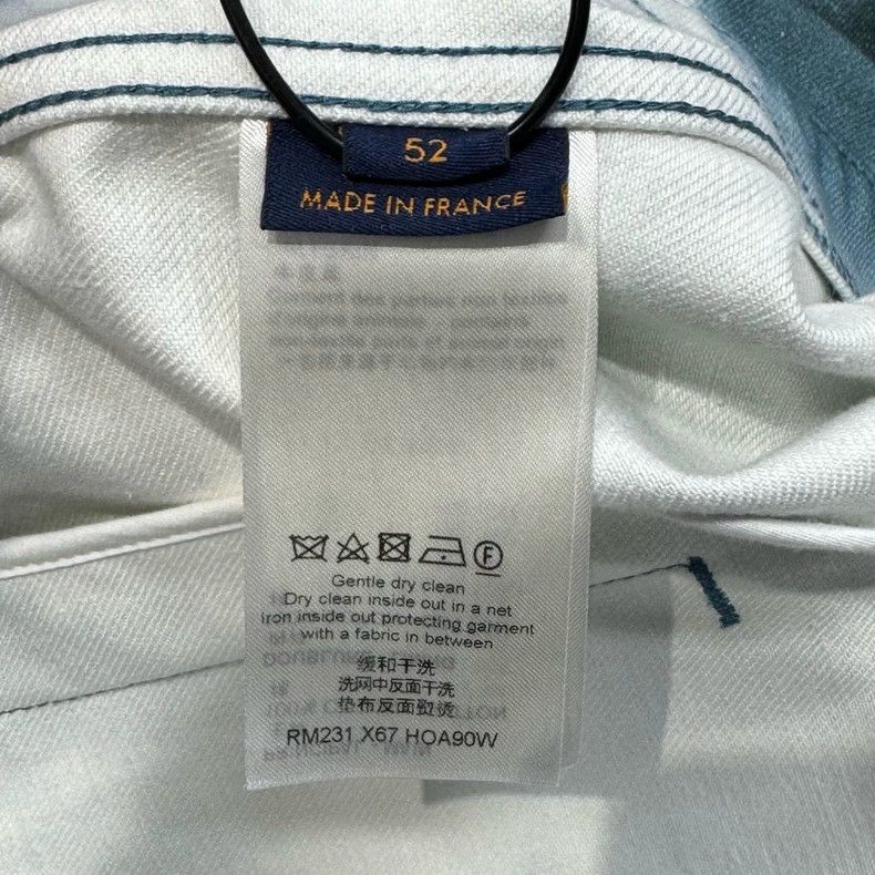 Louis Vuitton Skein dyed aged denim jacket