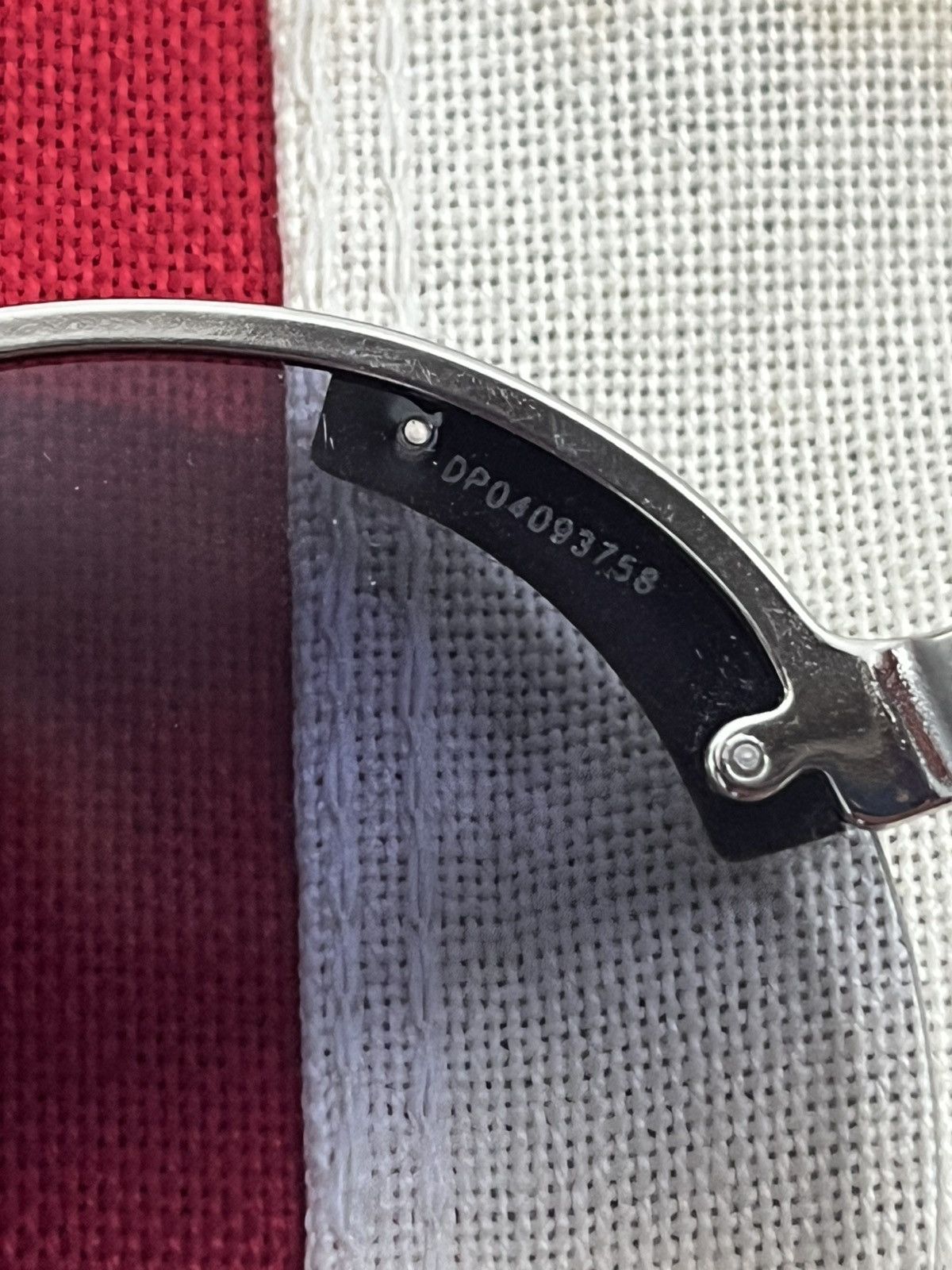 Prada Prada SPR 52U Semi-Rimless Aviator Sunglasses Size ONE SIZE - 6 Thumbnail