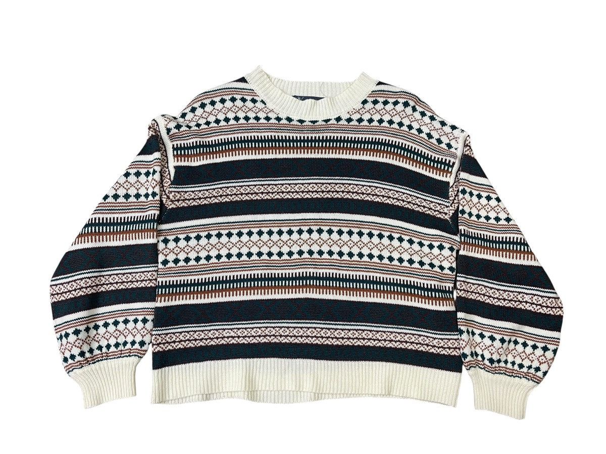 Japanese Brand Vintage As Know As Knitwear Aztec Sweater Size M / US 6-8 / IT 42-44 - 1 Thumbnail