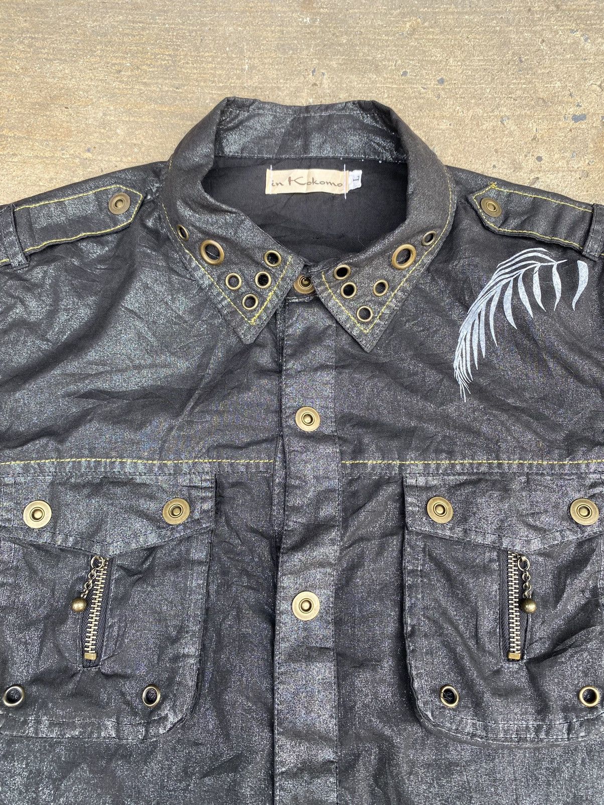 If Six Was Nine × Japanese Brand × Le Grande Bleu (L.G.B.) In Kokomo - Japanese Ghotic Poem Button Up Shirt Size US L / EU 52-54 / 3 - 6 Thumbnail
