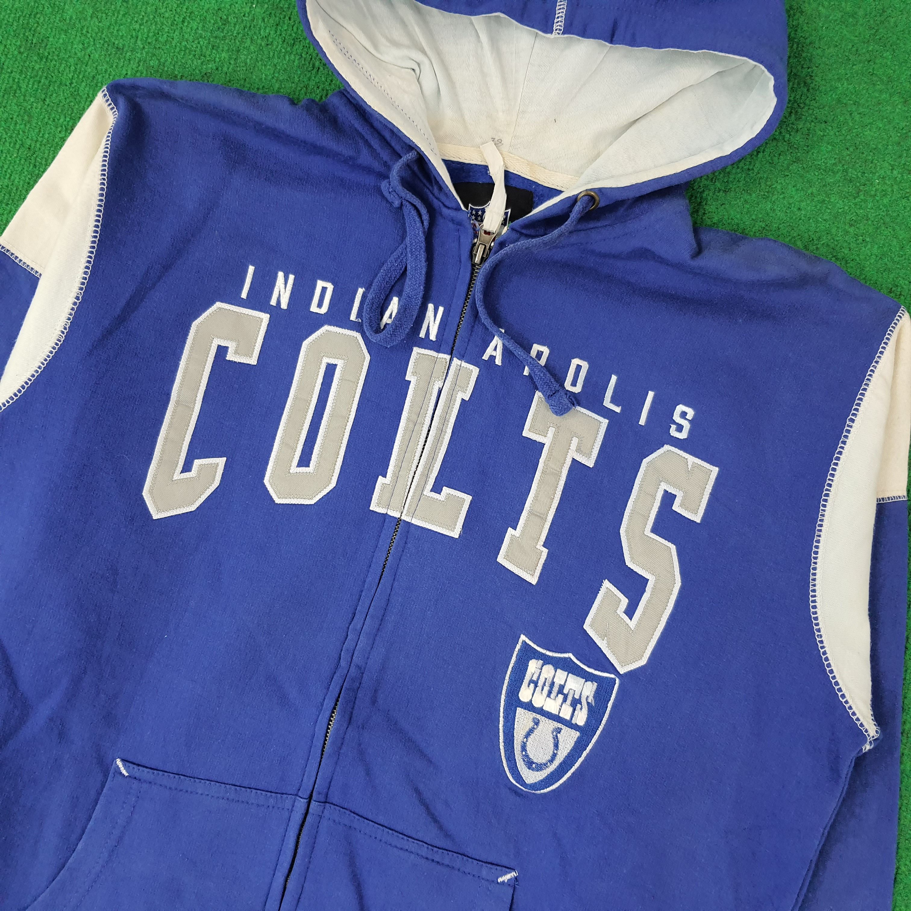NFL Vintage NFL Indianapolis Colts American Sport Hoodie C261N8 Size US L / EU 52-54 / 3 - 2 Thumbnail