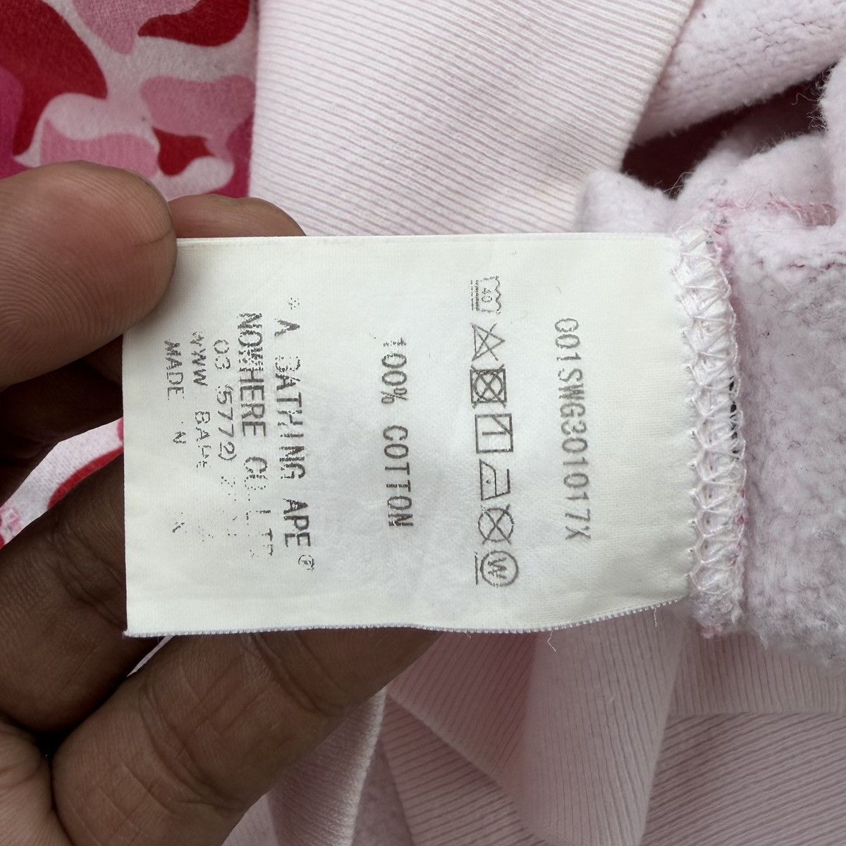 Bape BAPE ABC Camo Crewneck Pink Mens Size US L / EU 52-54 / 3 - 19 Thumbnail