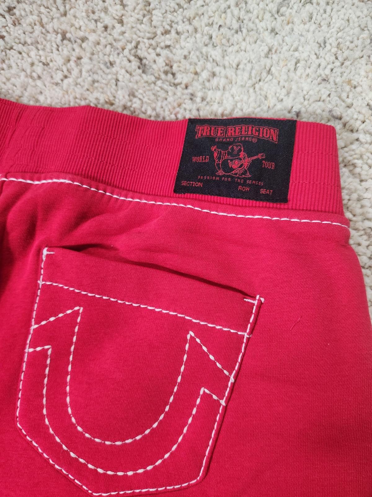True Religion NEW True Religion Pull-On Flare Jeans Red Anniversary Large Size 36" / US 14 / IT 50 - 6 Thumbnail