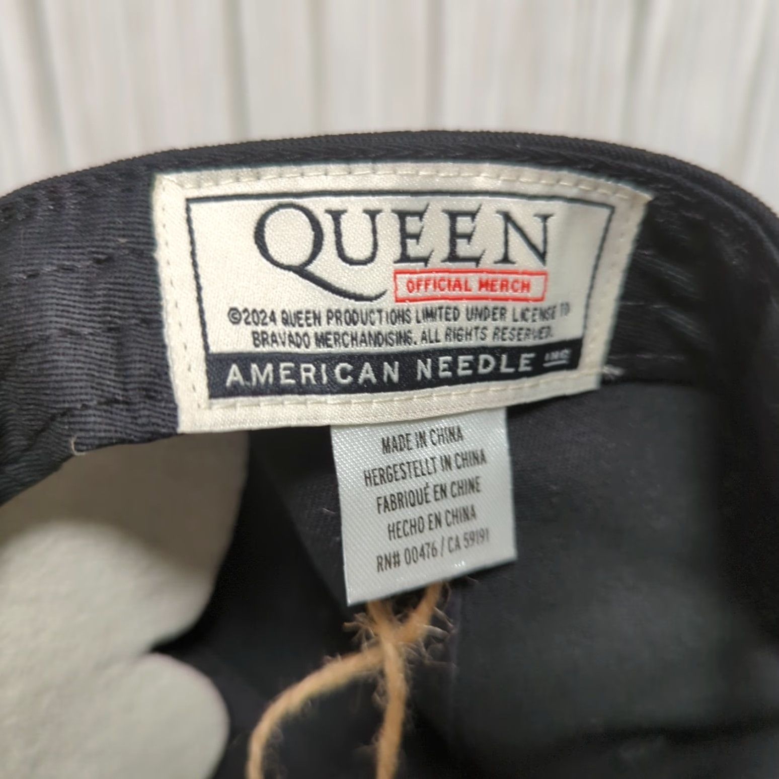 American Needle American Needle Queen Hat Cap Snap Back Band Concert Tour Black Rope Trucker One Size Men Snapback Adjustable Breathable Cap Size ONE SIZE - 8 Thumbnail