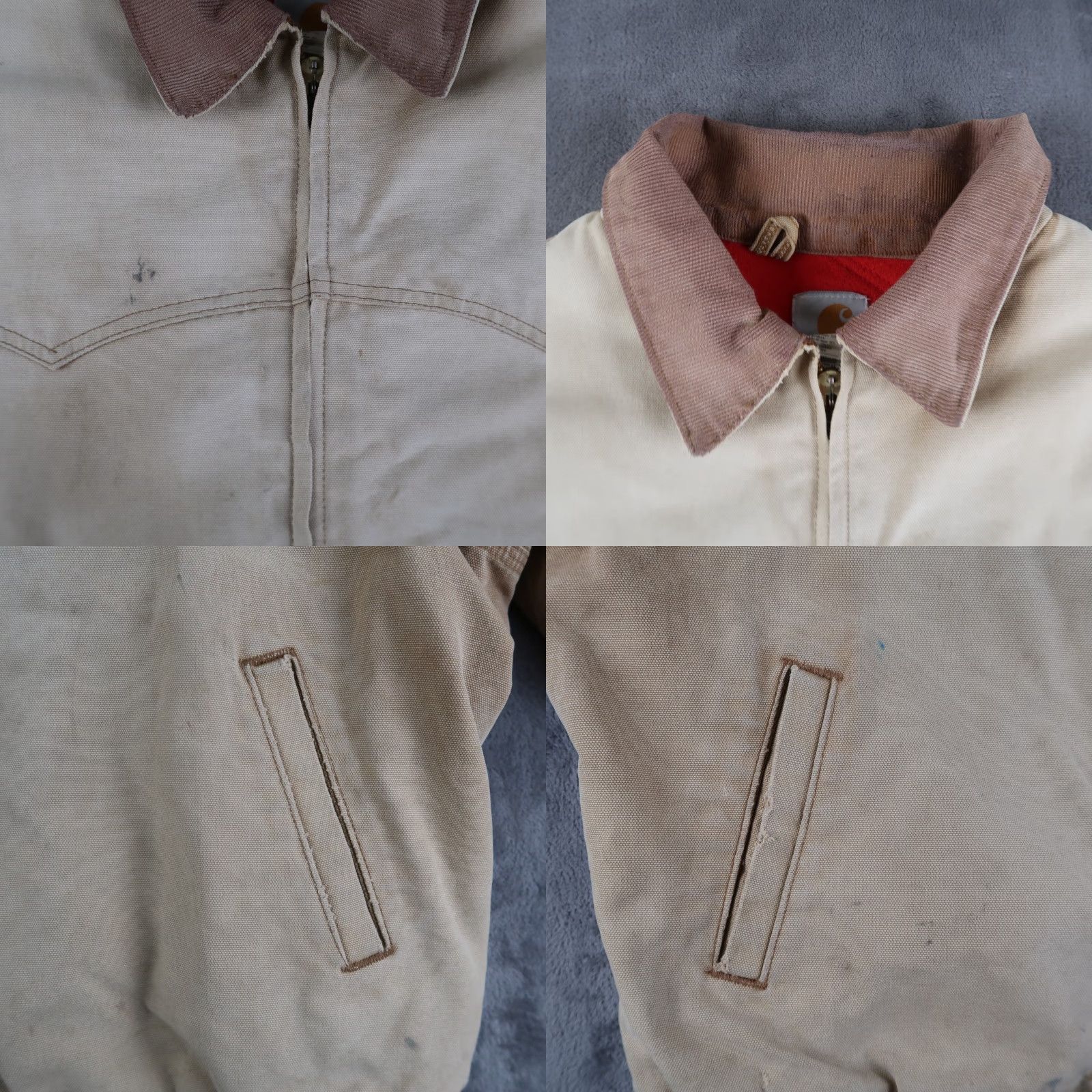 Carhartt VINTAGE Carhartt Jacket Mens XL Santa Fe J13 Quilted Lined Distressed Made In USA Size US XL / EU 56 / 4 - 8 Thumbnail