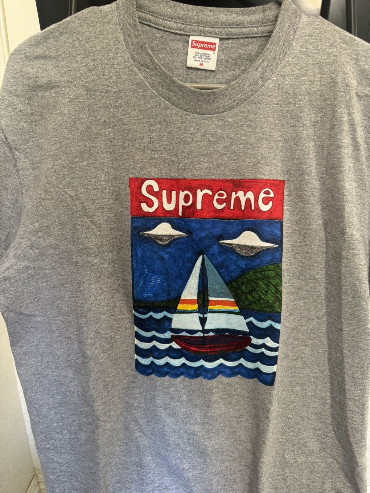Supreme Supreme Sailboat tee Size US M / EU 48-50 / 2 - 2 Thumbnail