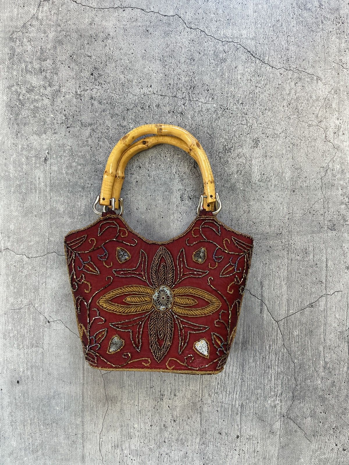 Handmade × Poeme Bohemien BOHO Bohemian Handmade Satchel Bag Y2K Size ONE SIZE - 1 Thumbnail