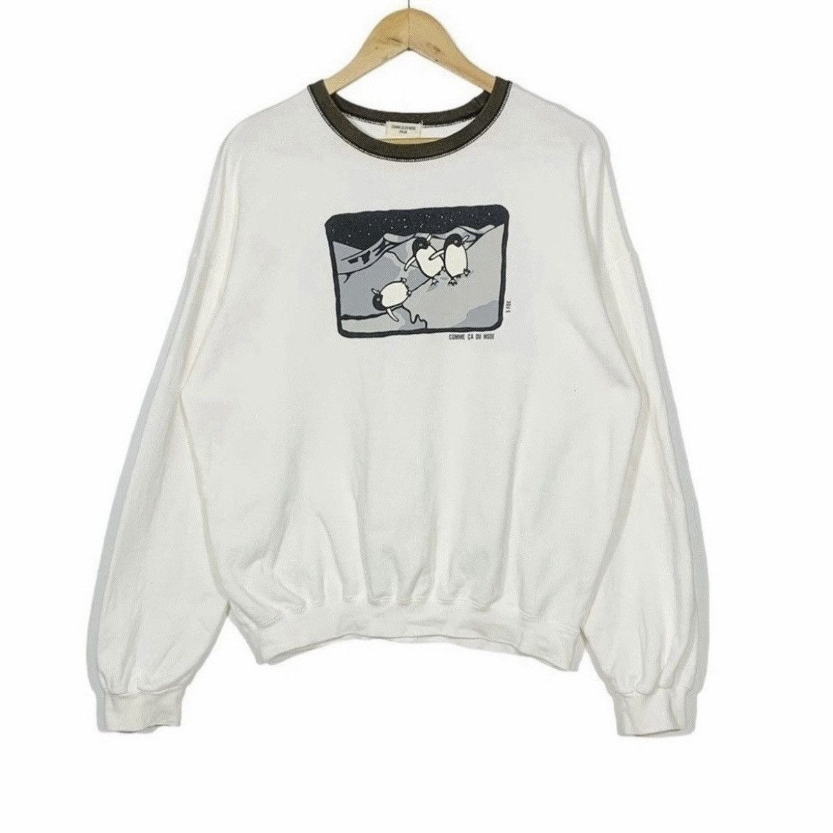 Comme Ca Ism Comme ca du mode sweatshirts big logo Size US L / EU 52-54 / 3 - 1 Thumbnail