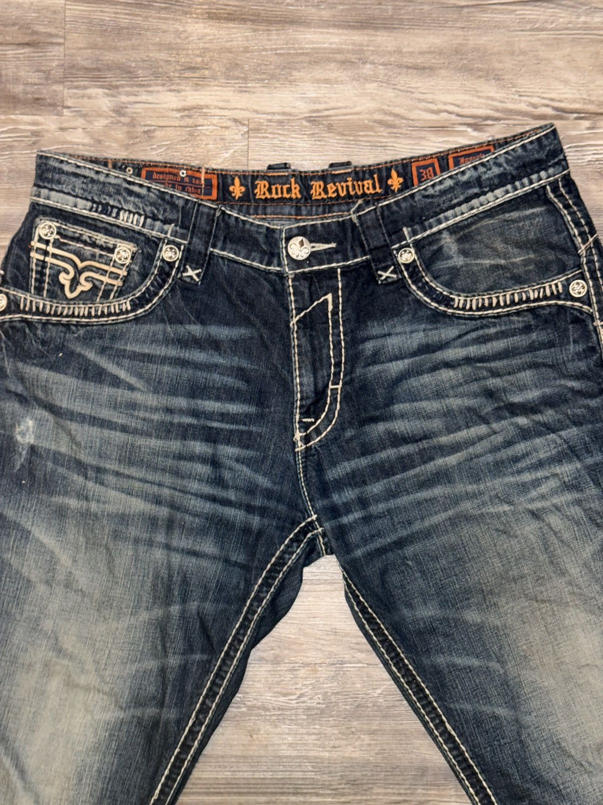 Other Vintage Denim Jeans Size US 38 / EU 54 - 2 Thumbnail