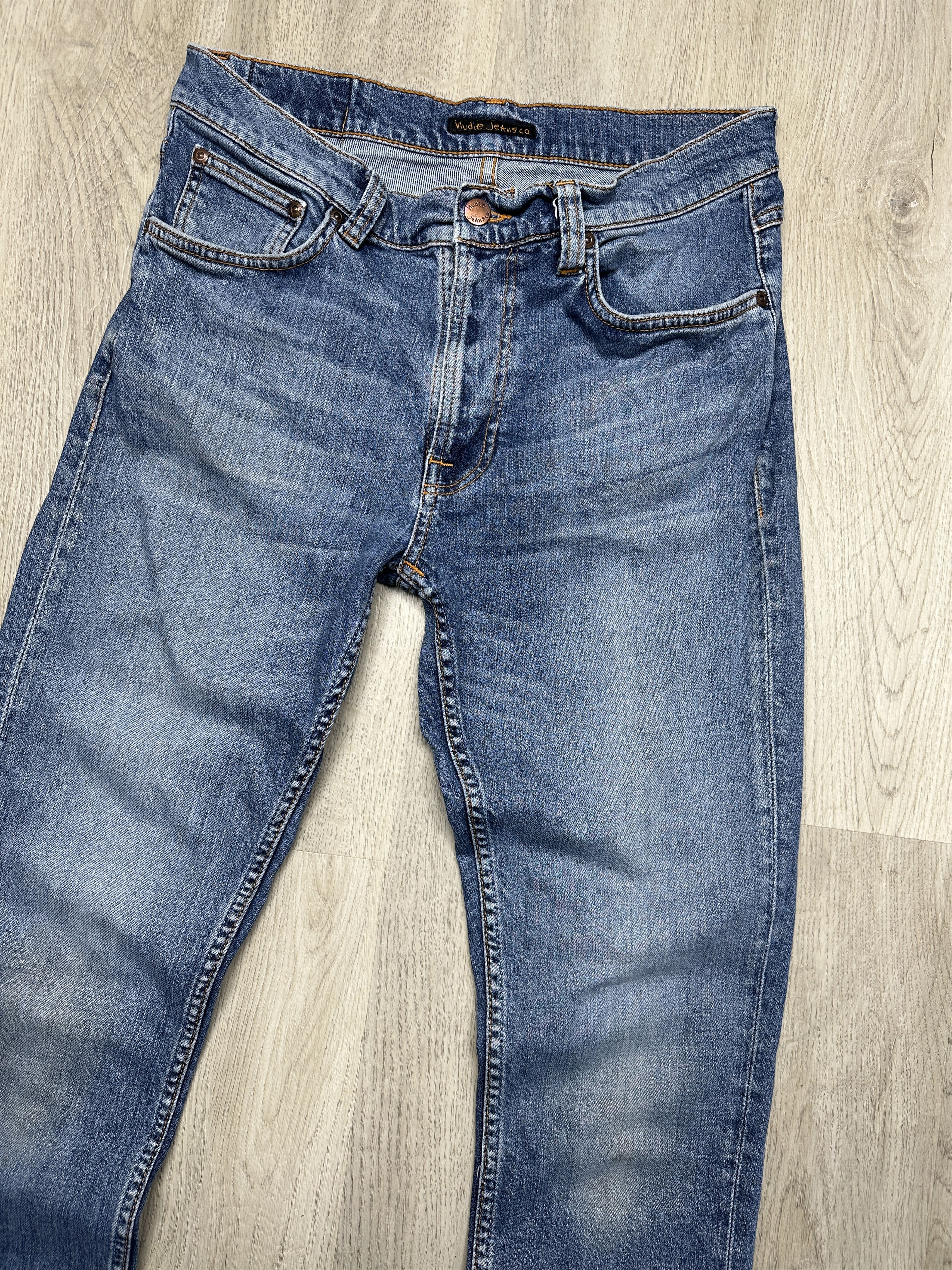 Nudie Jeans Nudie Jeans Lean Dean Vintage Mens Denim Pants Size US 31 - 5 Thumbnail