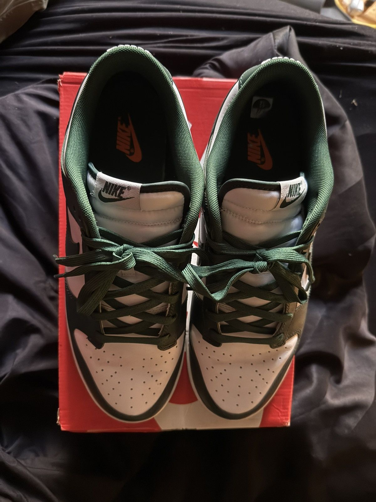 Nike Nike Dunk low “Michigan State” Size US 12 / EU 45 - 4 Thumbnail