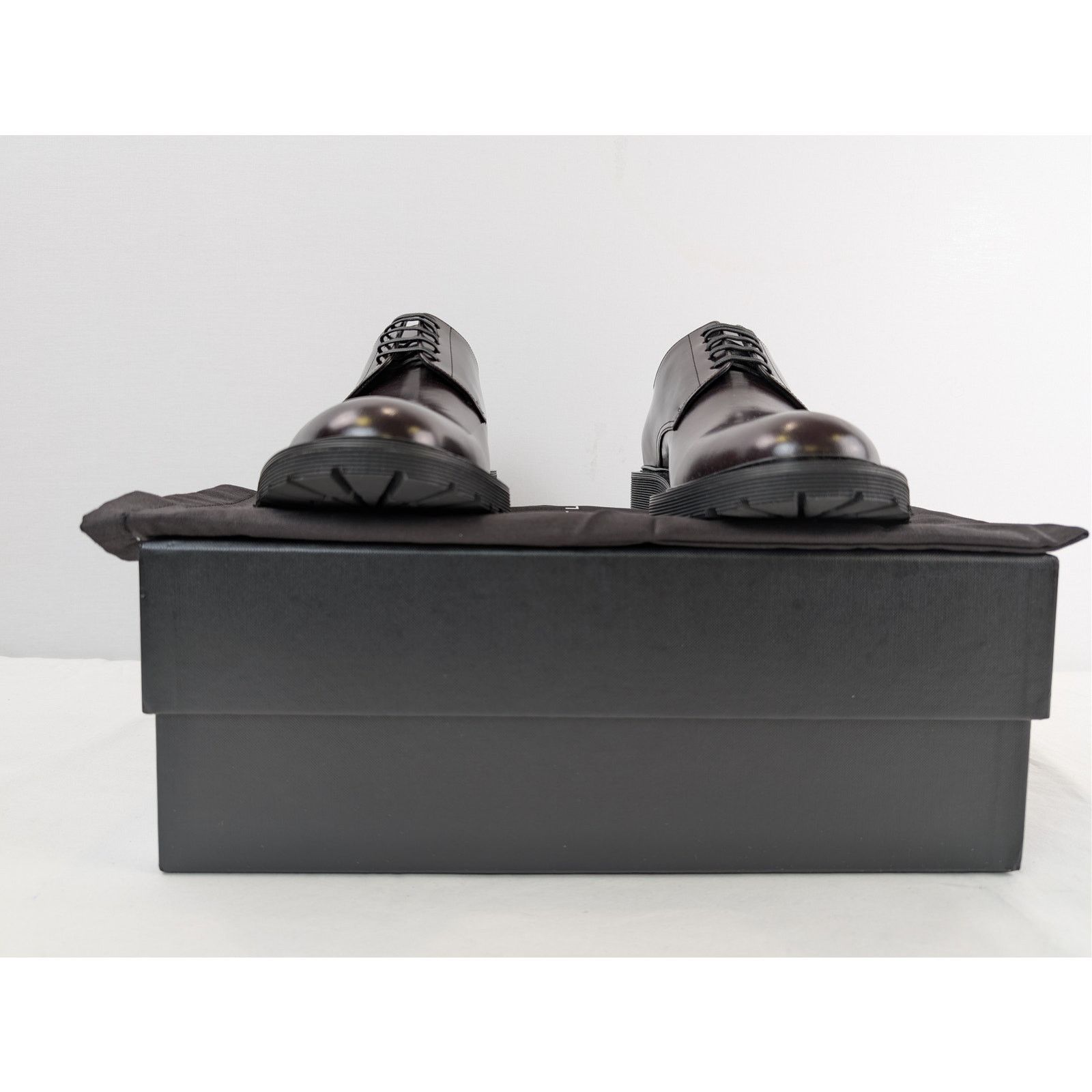 Saint Laurent Paris o1rshd1 Army 20 Derby Boots in Dark Wine (Burgundy) Size US 9 / EU 42 - 19 Thumbnail