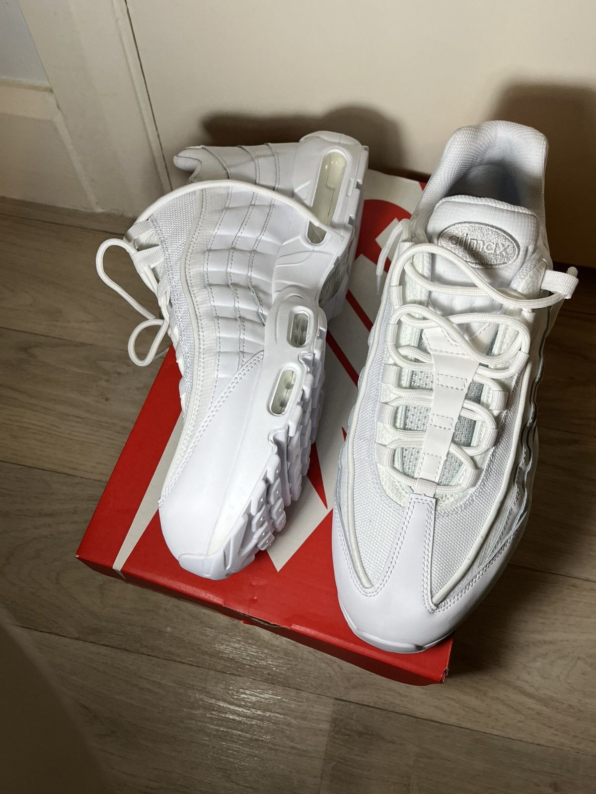 Nike Nike air max 95s white uk 11.5 Size US 14 / EU 47 - 5 Thumbnail