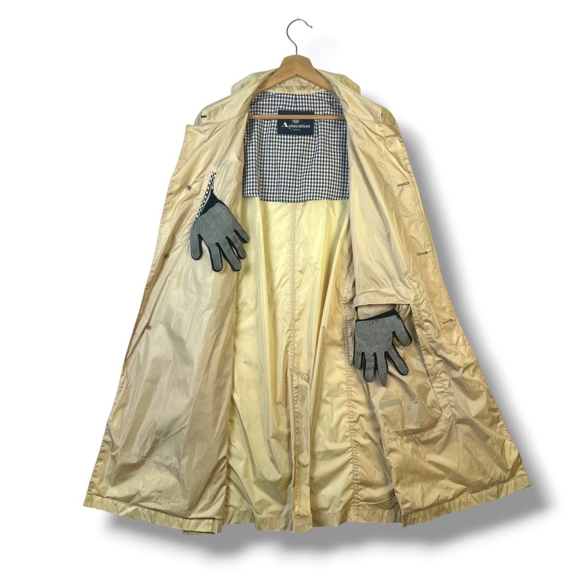 Aquascutum AQUASCUTUM LONDON NYLON BLEND LONG COAT JACKET Size US L / EU 52-54 / 3 - 12 Thumbnail