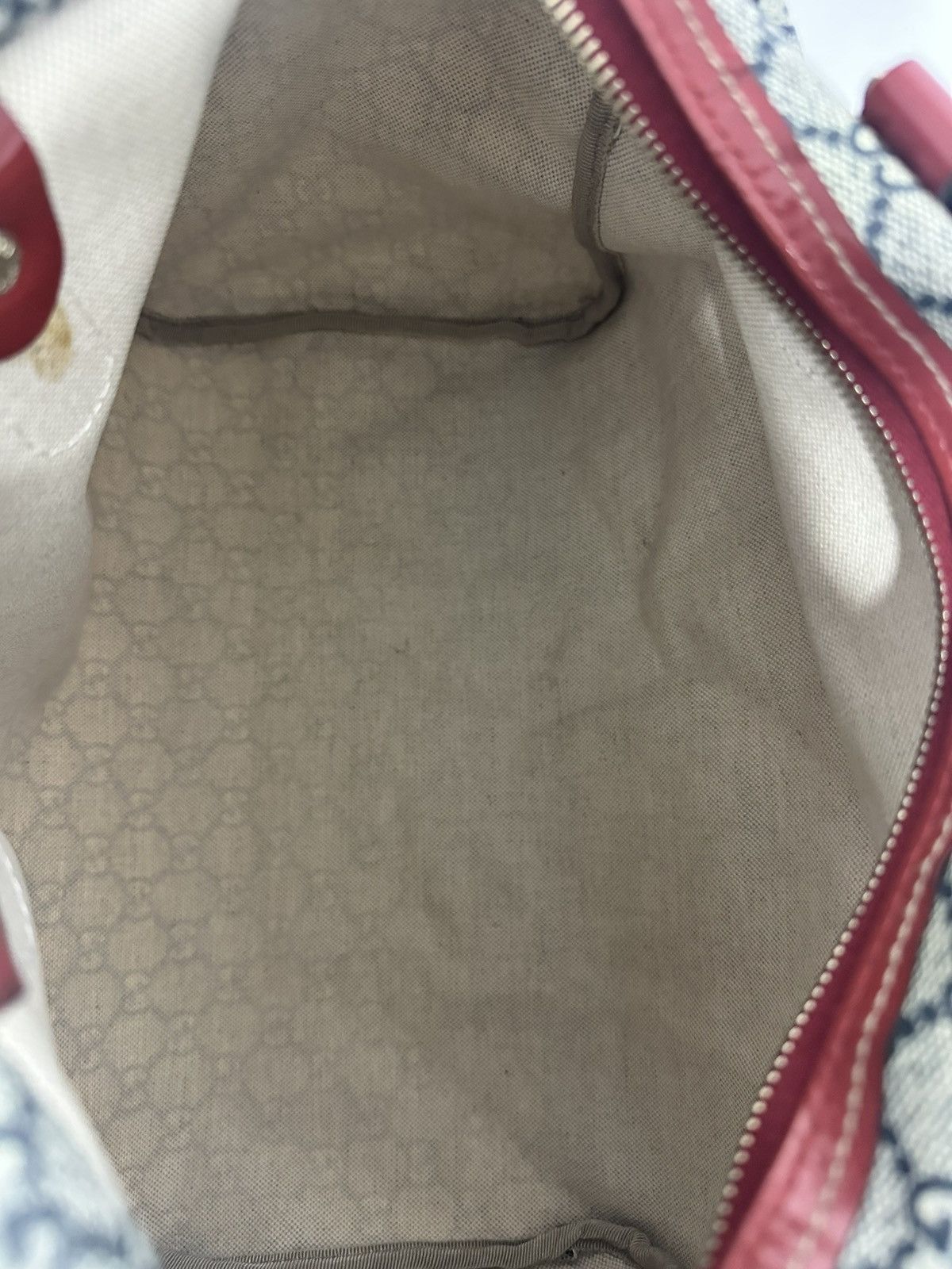 Gucci GUCCI Blue/Red GG Canvas Tattoo Heart Joy Boston Bag Size ONE SIZE - 11 Thumbnail