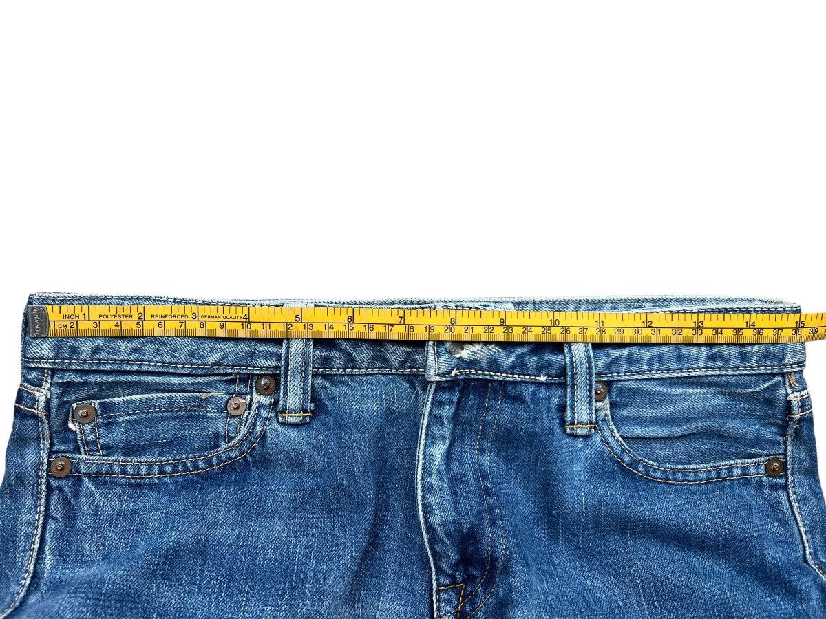 Momotaro Jeans Vintage Momotaro Selvedge Faded Lowrise Denim Jeans Size 31" - 12 Thumbnail
