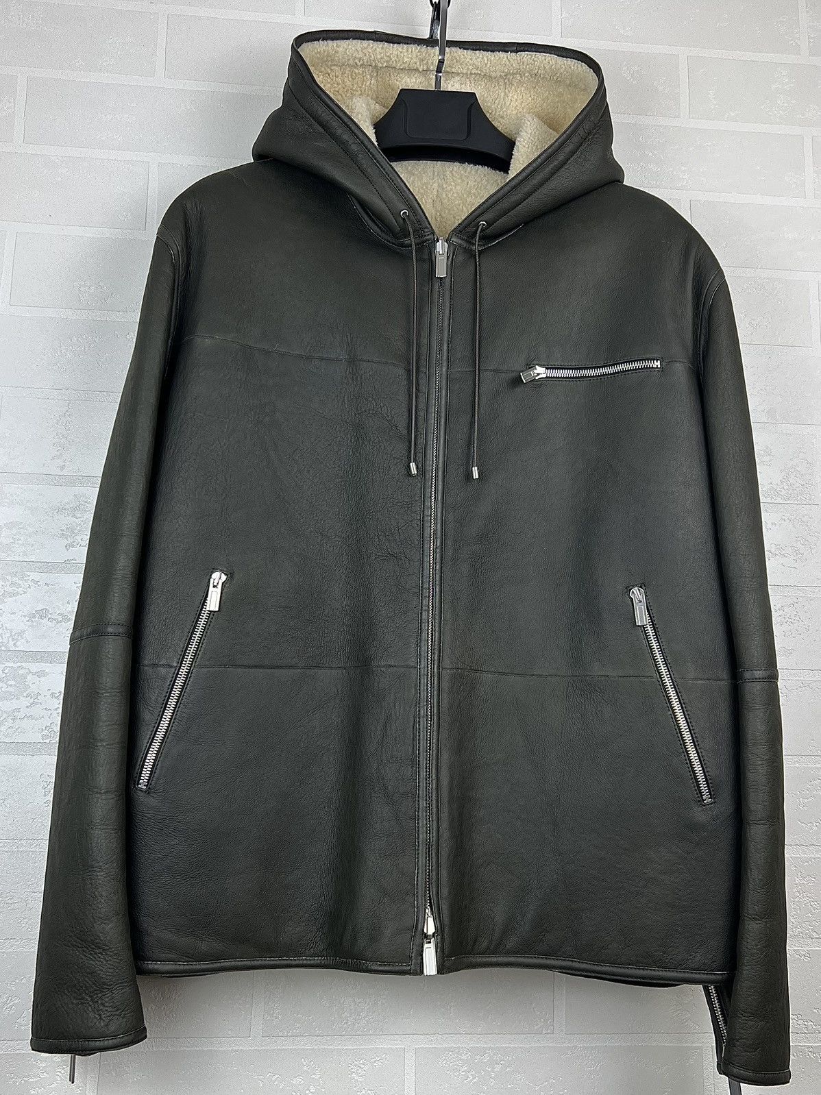 Hermes HERMES Jacket Leather Reversible Lambskin Sheepskin Men’s Size US XL / EU 56 / 4 - 6 Thumbnail