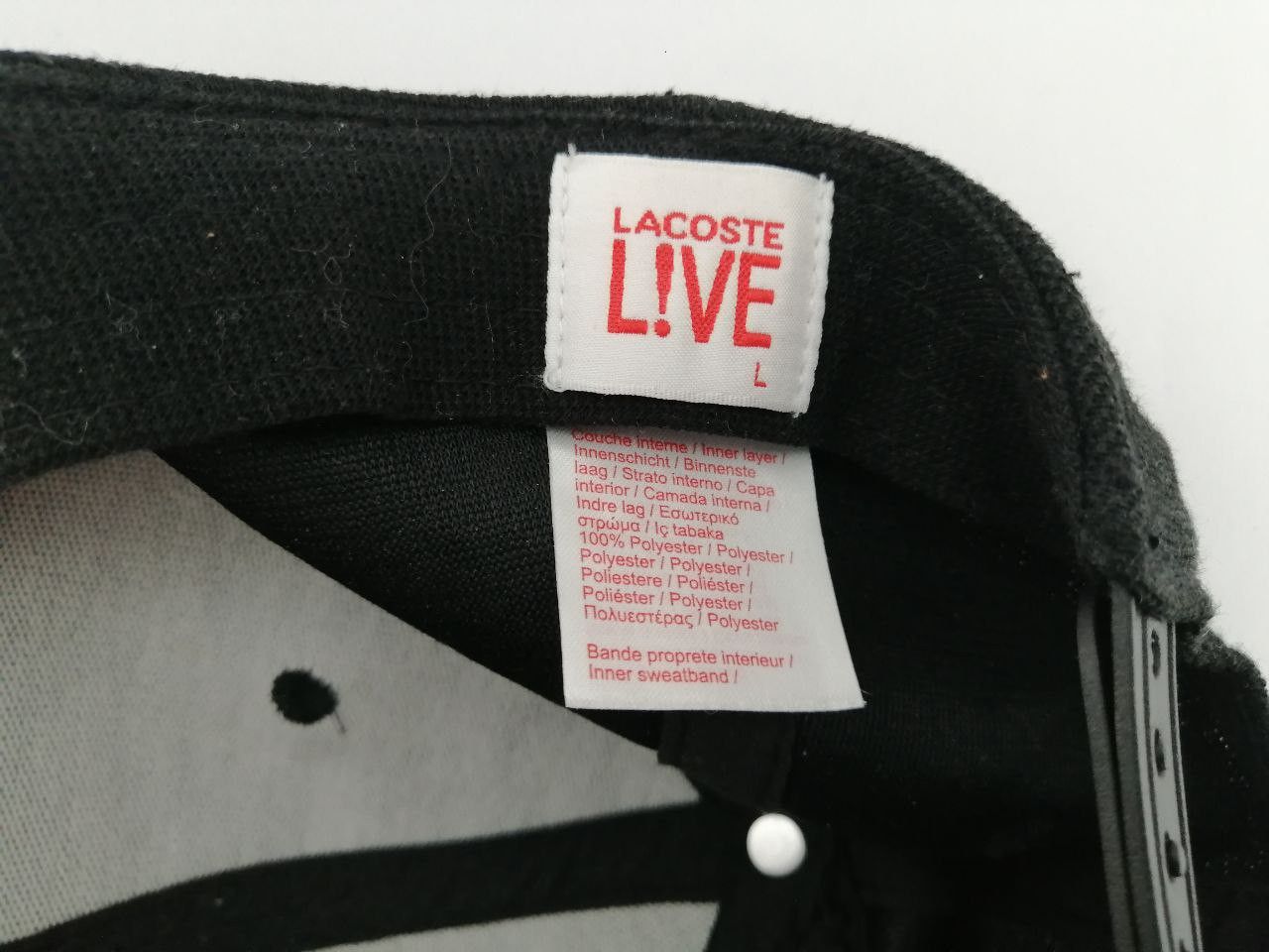 Lacoste Lacoste Live Petit Pique Cap Size ONE SIZE - 6 Thumbnail