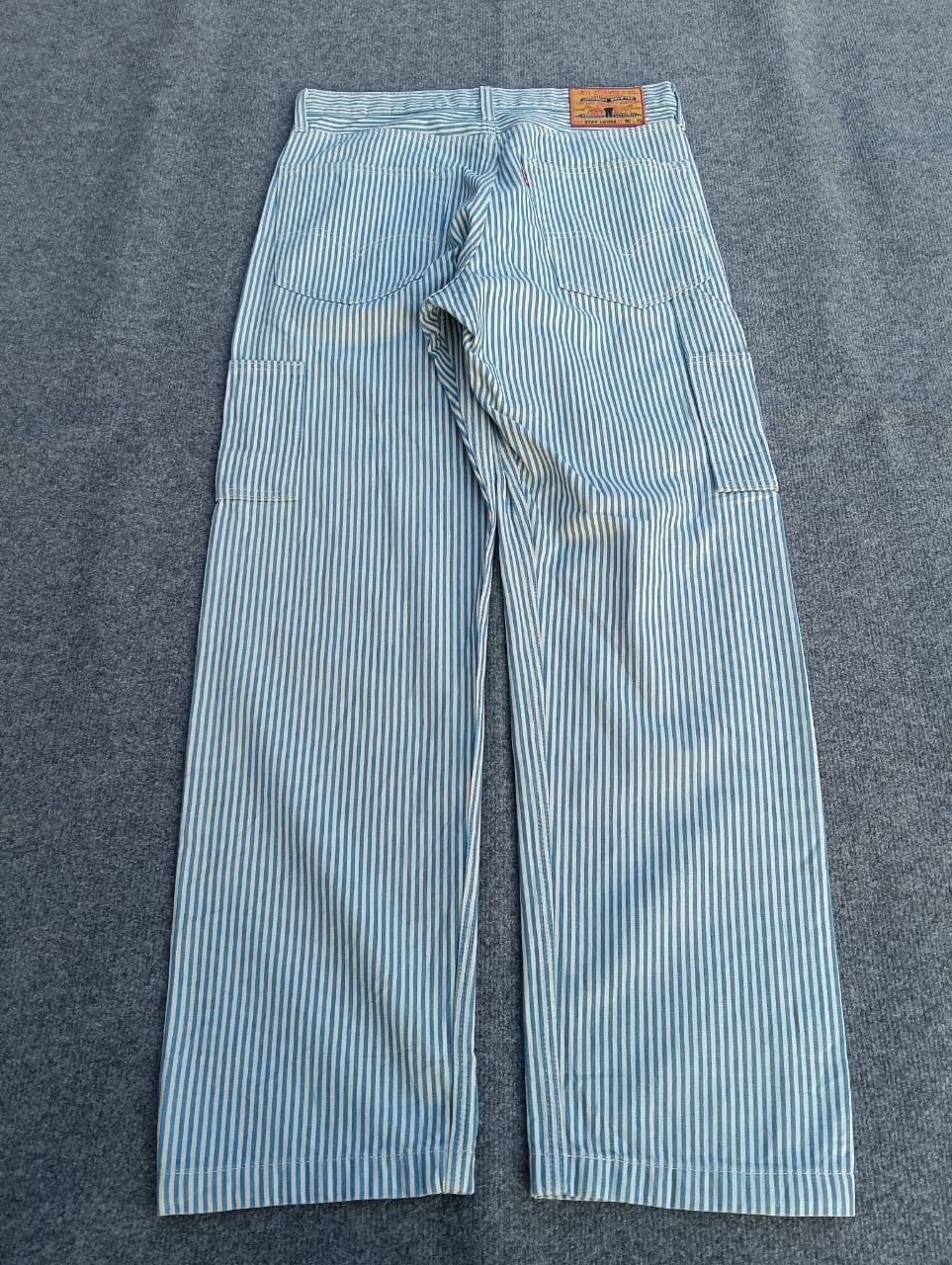 Levi's Levi’s Stay Loose BIG E Carpenter Pants-Hickory Stripe. RARE Size US 31 - 1 Thumbnail