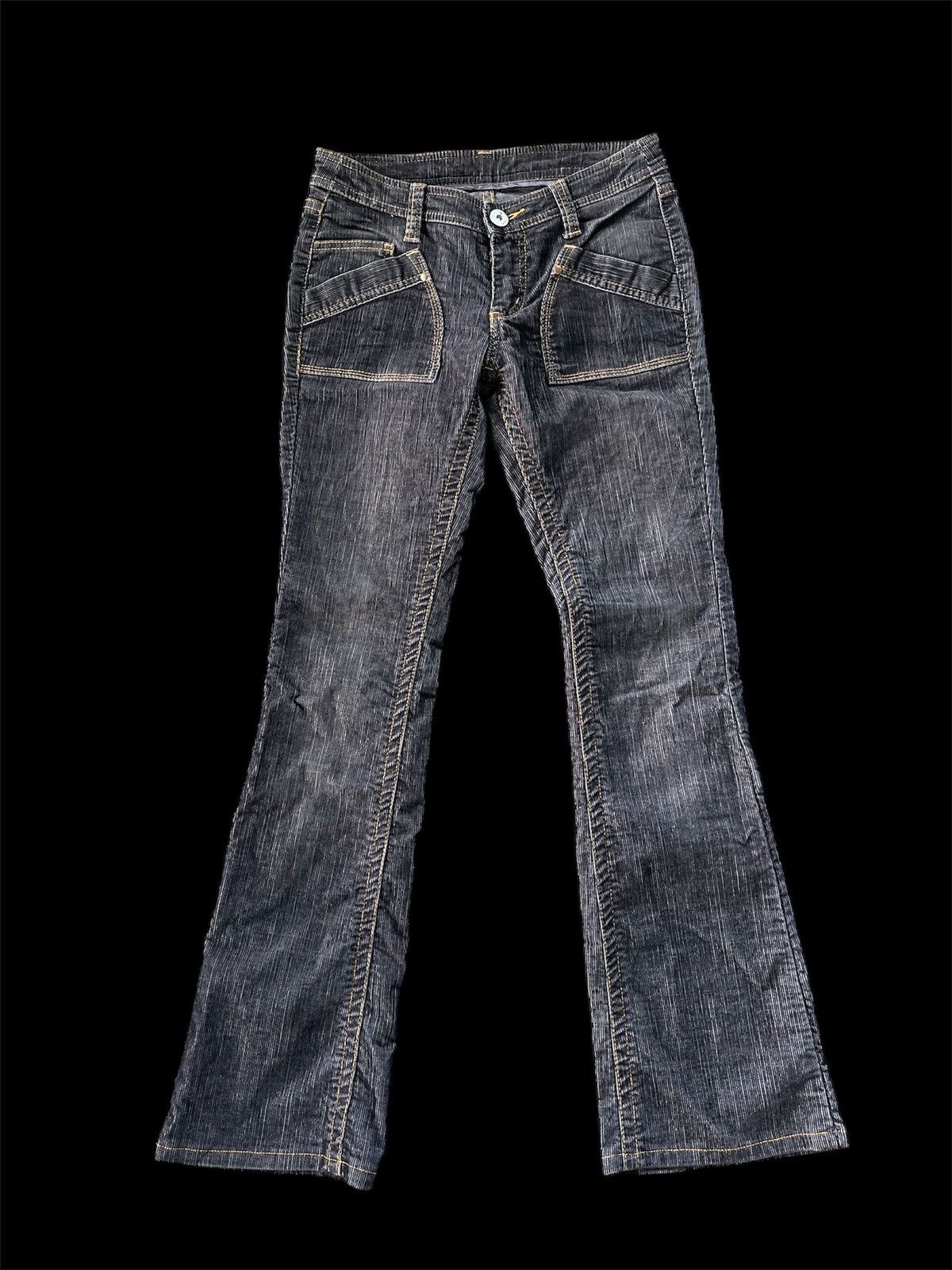 Hysteric Glamour × Japanese Brand × Vintage Flare Hysteric Inspired Coudroy Pant Size US 31 - 1 Thumbnail