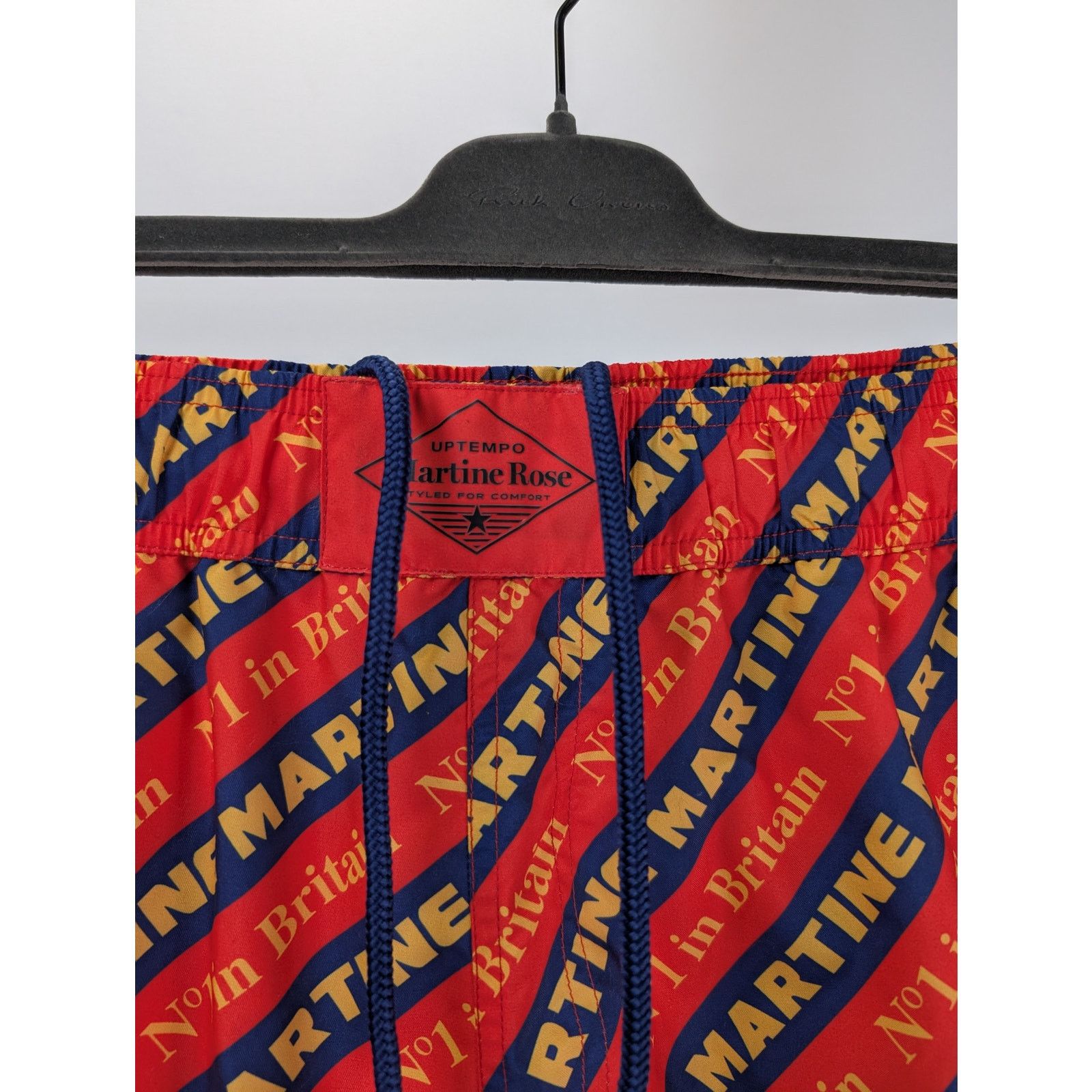 Martine Rose o1rshd1 Men's Shorts in Red/Blue Size US 30 / EU 46 - 4 Thumbnail