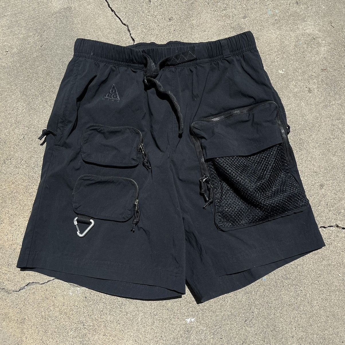 Pre-owned Nike X Nike Acg Nike Acg Cargo Shorts In Black