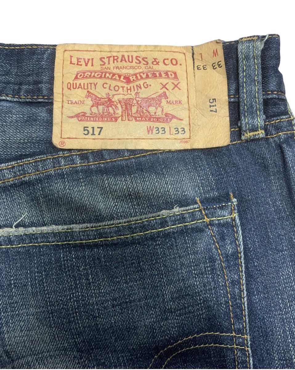 Levi's Vintage Levi’s 517 Flared Faded Wash Jeans Denim Size US 33 - 4 Thumbnail