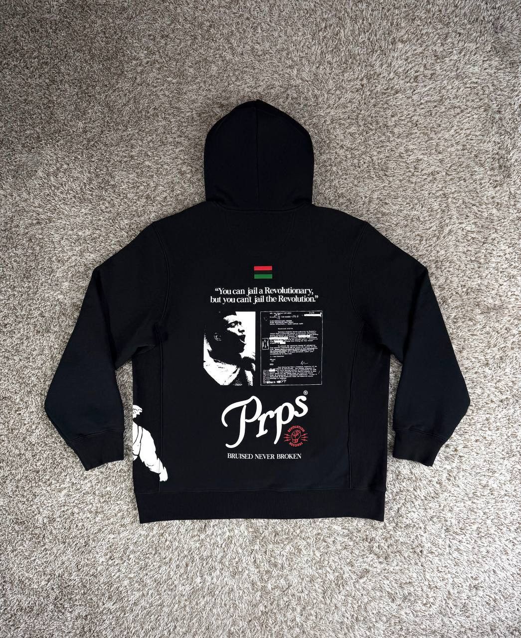 Prps PRPS Revolutionary Youth Movement Hoodie Black Size US XL / EU 56 / 4 - 14 Thumbnail