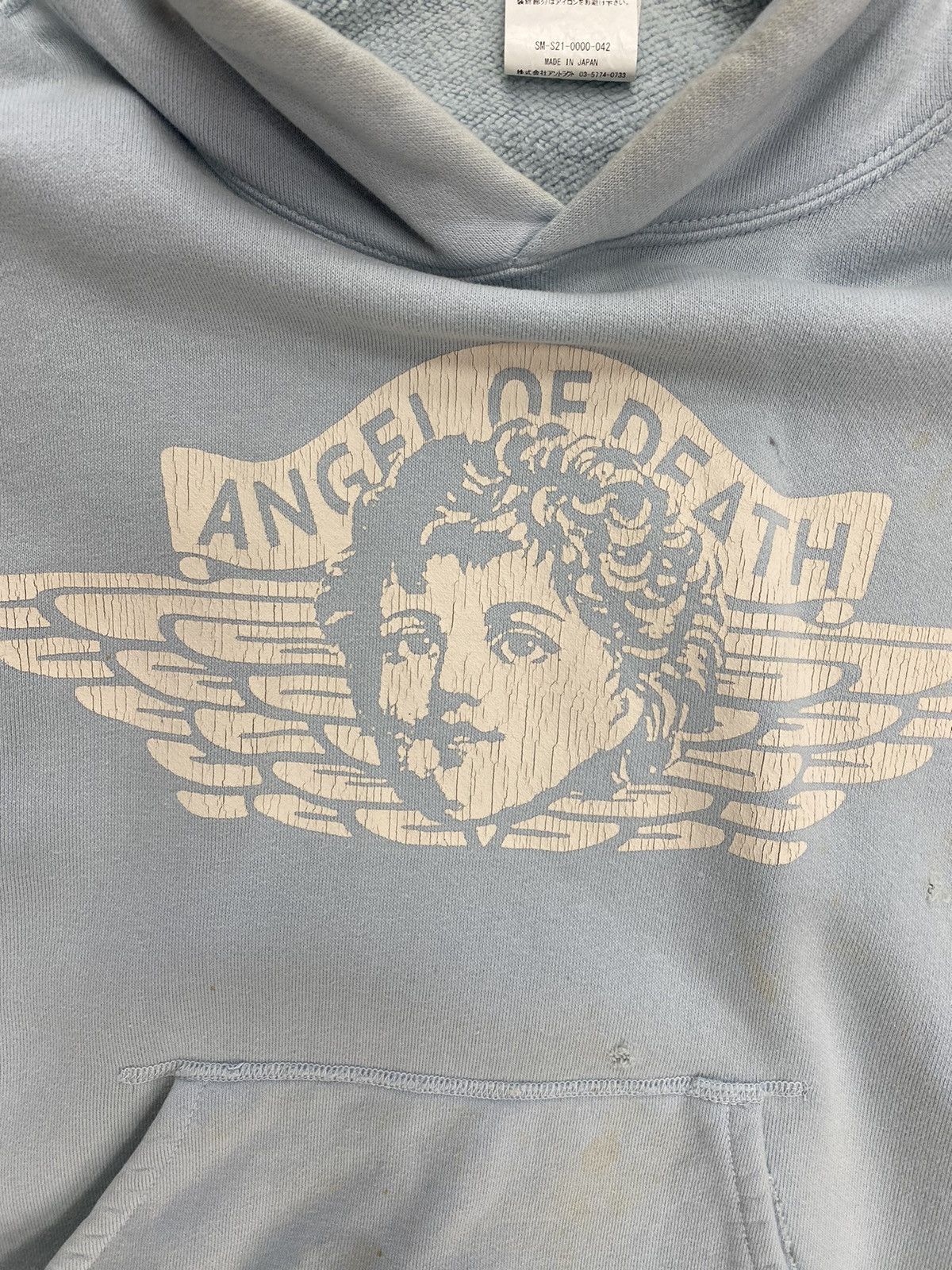 Saint Michael Saint Michael angel of death hoodie light blue small Size US S / EU 44-46 / 1 - 7 Thumbnail