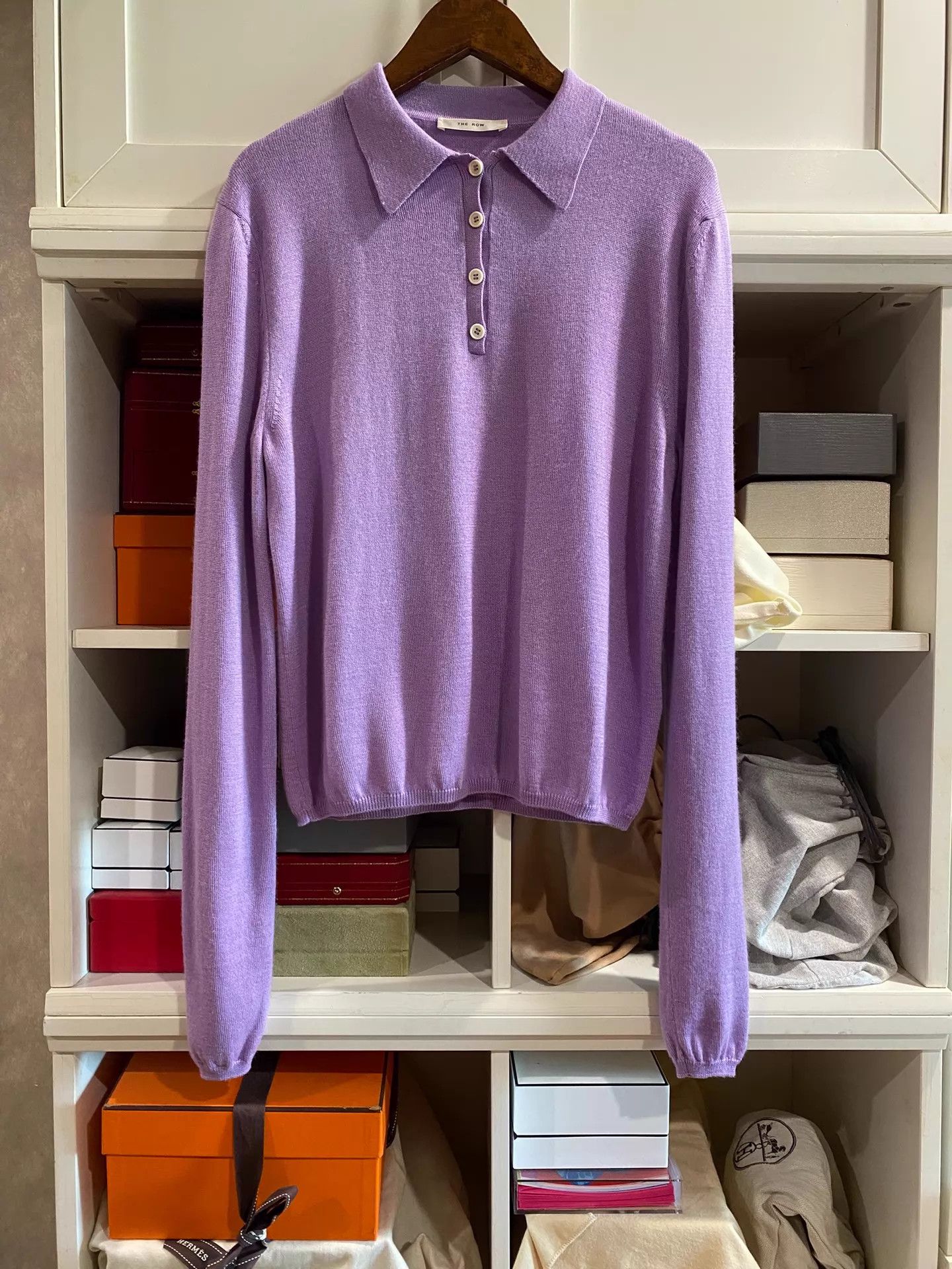 The Row the row cashmere-silk knit sweater Size S pastel Size S / US 4 / IT 40 - 1 Thumbnail