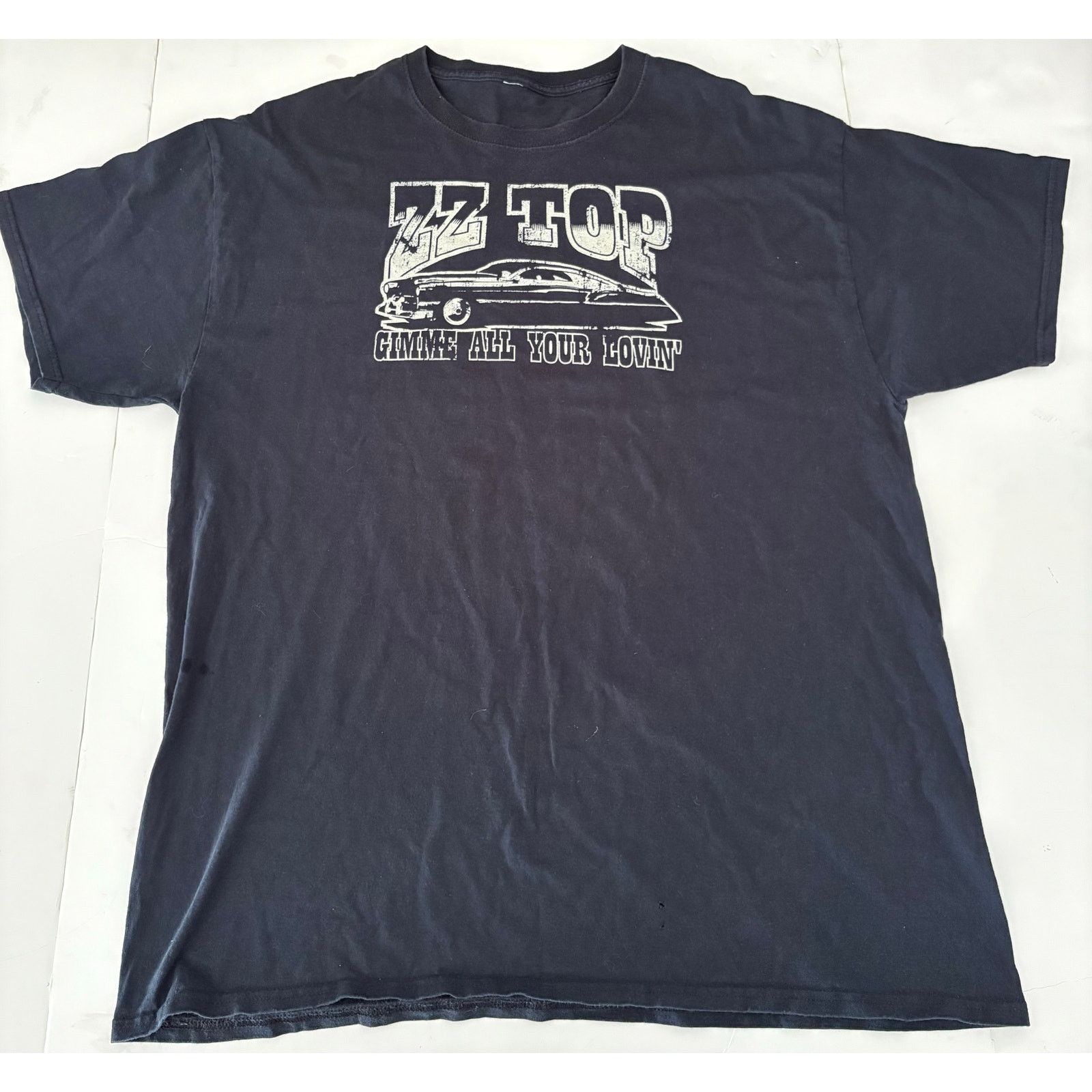 Gildan Vintage ZZ Top lowrider t shirt “Gimme all your Lovin” L-XL Size US XL / EU 56 / 4 - 1 Thumbnail