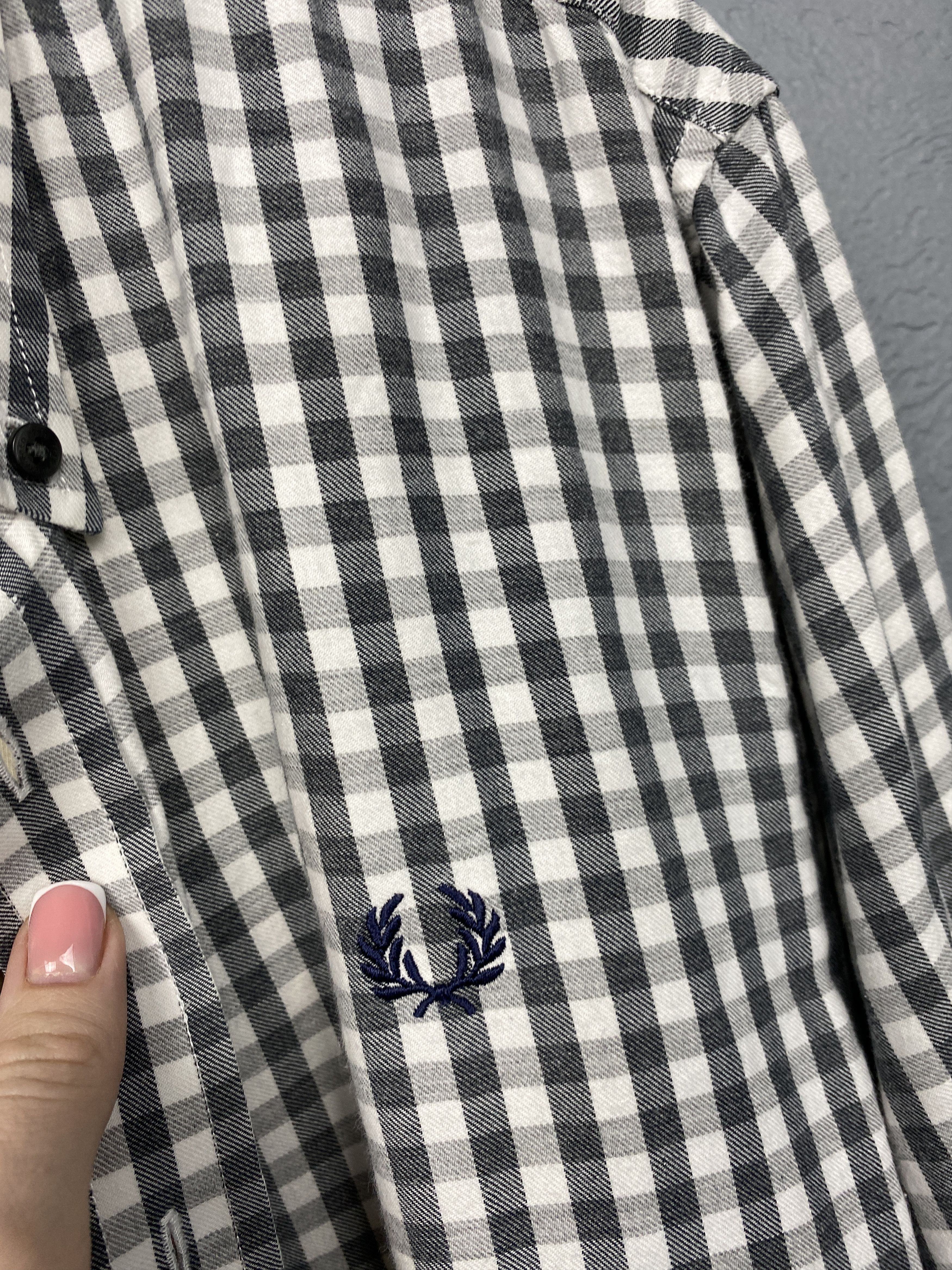 Fred Perry Fred Perry Mens Flannel Long Sleeve Shirt Size US XL / EU 56 / 4 - 3 Thumbnail