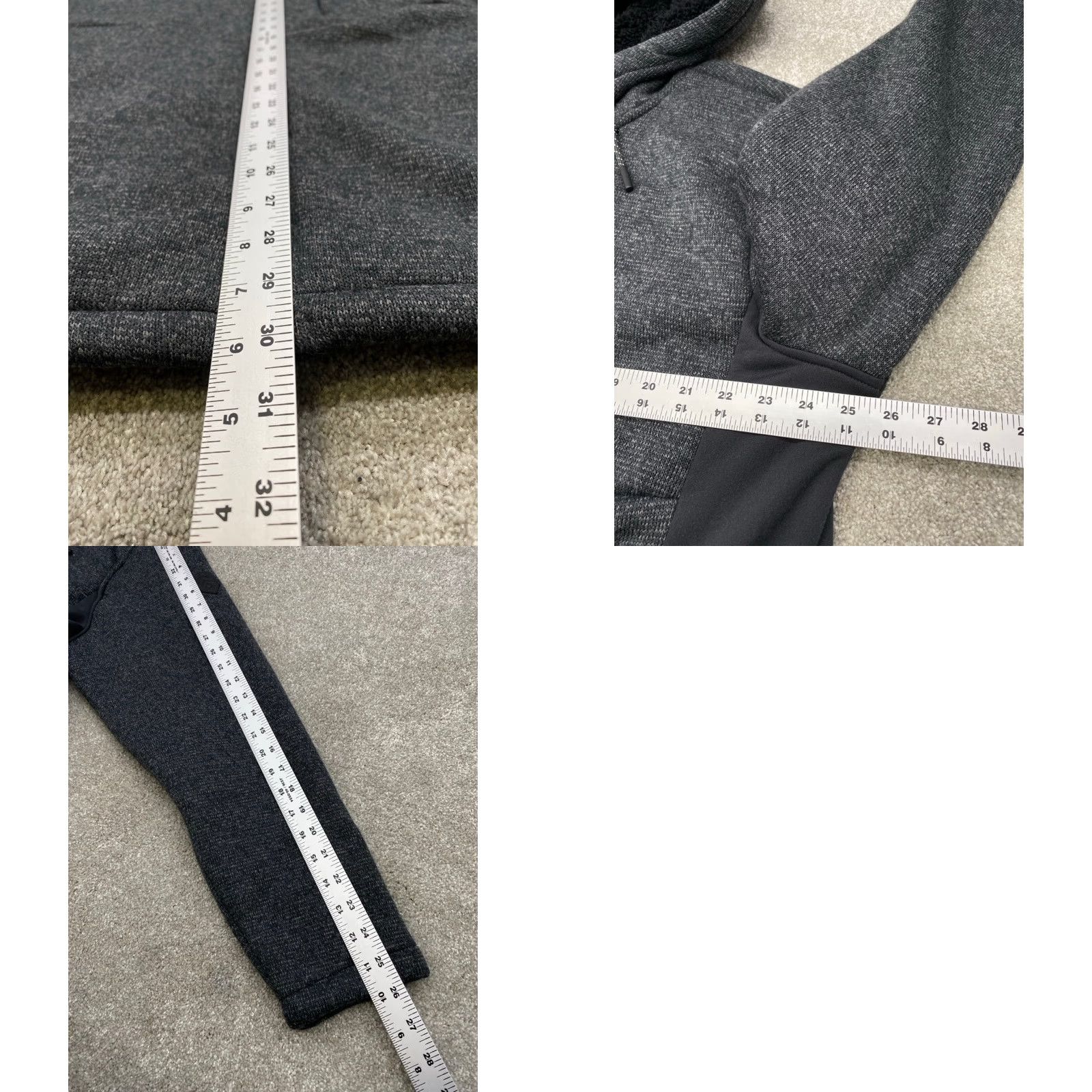Free Country Free Country Jacket Men's Gray Fleece Hooded Long Sleeve Full-Zip XL - Regular Fit, Pockets, Mid-Length Hoodie, Fall Spring Winter Size US XL / EU 56 / 4 - 9 Thumbnail