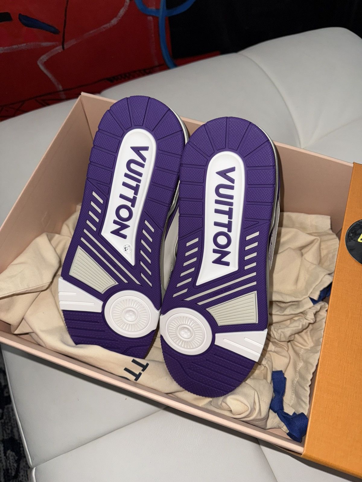 Louis Vuitton Louis vuitton purple trainers lv9 Size US 11 / EU 44 - 9 Thumbnail