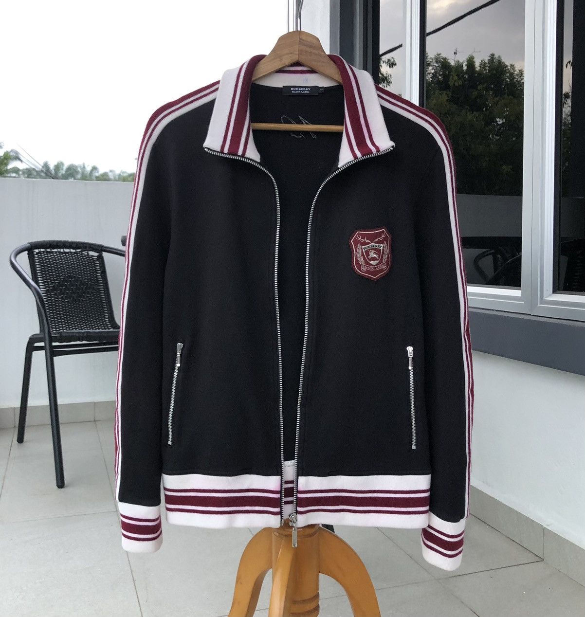 Burberry Burberry Black Label Patch Logo Stretchable Sweaters/Jacket Size US S / EU 44-46 / 1 - 5 Thumbnail