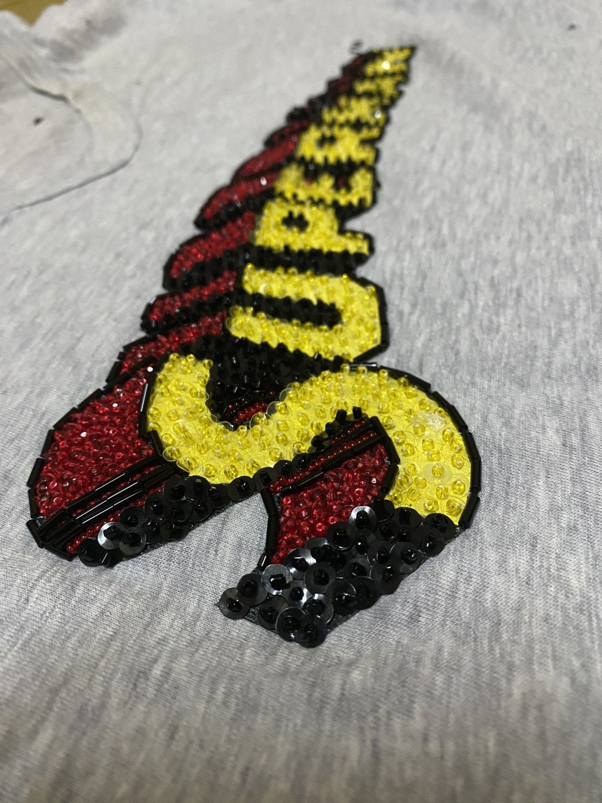 Dolce & Gabbana D&G Fall/Winter 2005 Grey V Neck Sequined Superman Big Logo Size US M / EU 48-50 / 2 - 4 Thumbnail